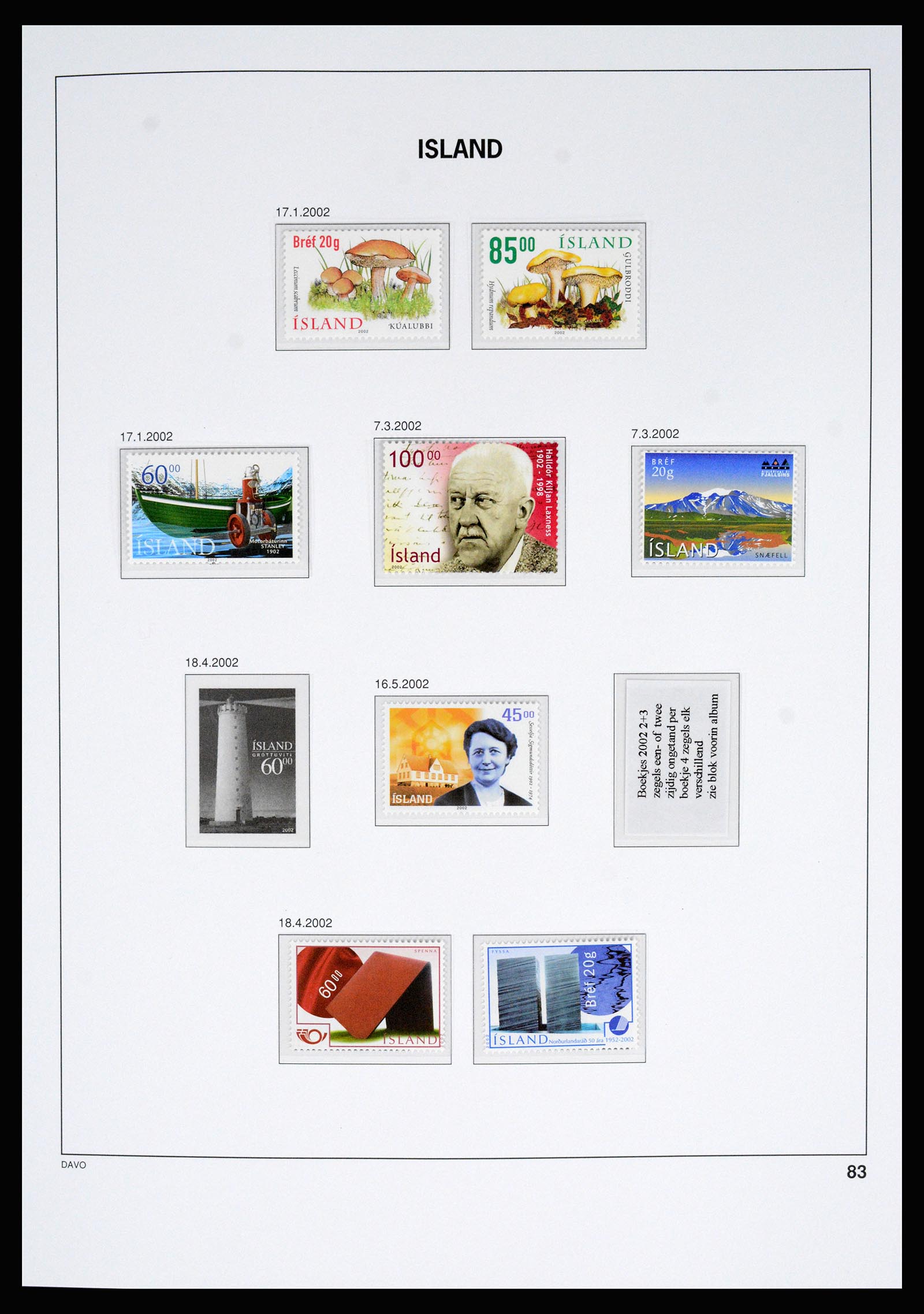 36525 099 - Postzegelverzameling 36525 IJsland 1911-2019!