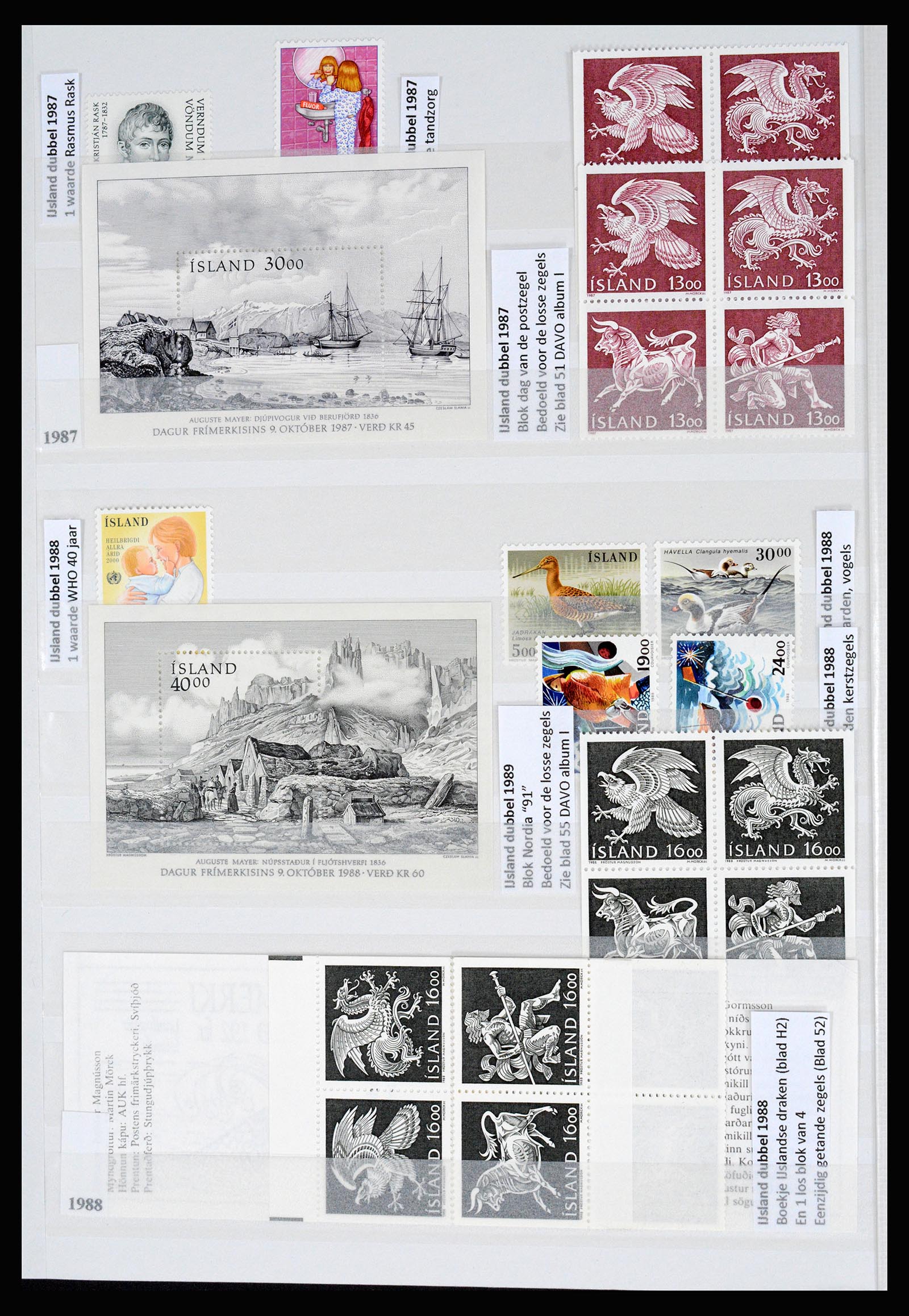 36525 262 - Postzegelverzameling 36525 IJsland 1911-2019!