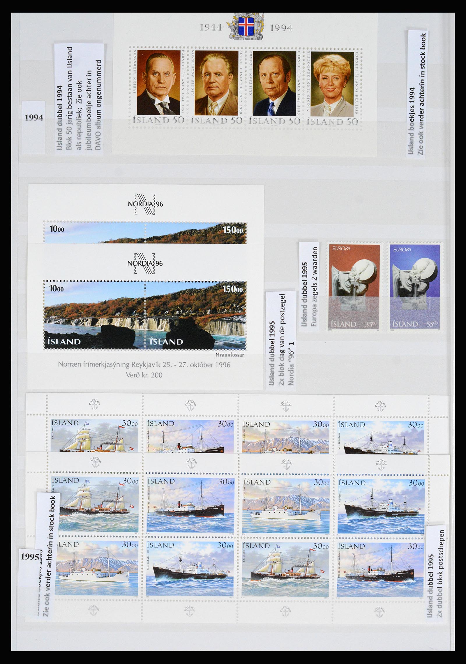 36525 266 - Postzegelverzameling 36525 IJsland 1911-2019!