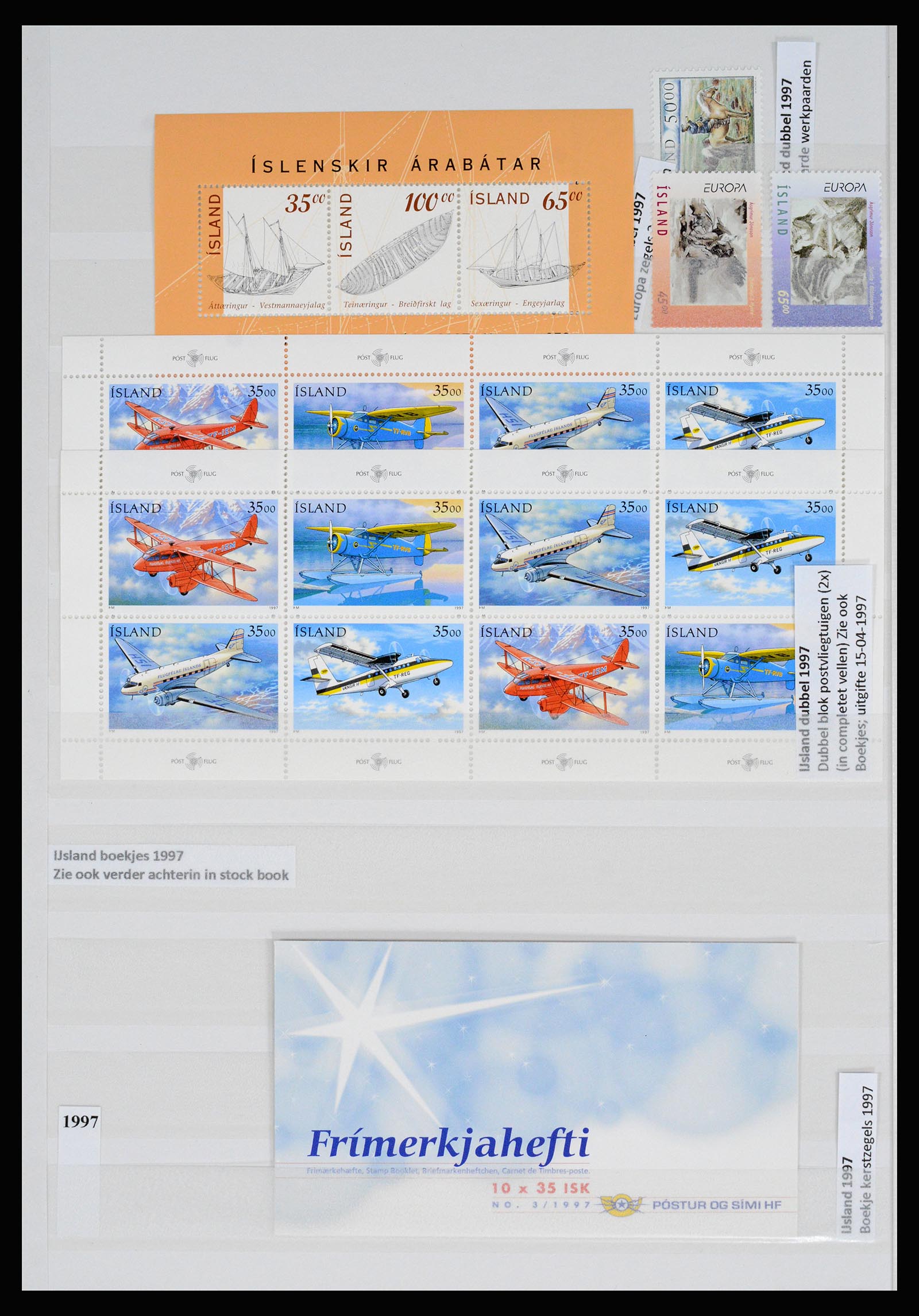 36525 268 - Postzegelverzameling 36525 IJsland 1911-2019!
