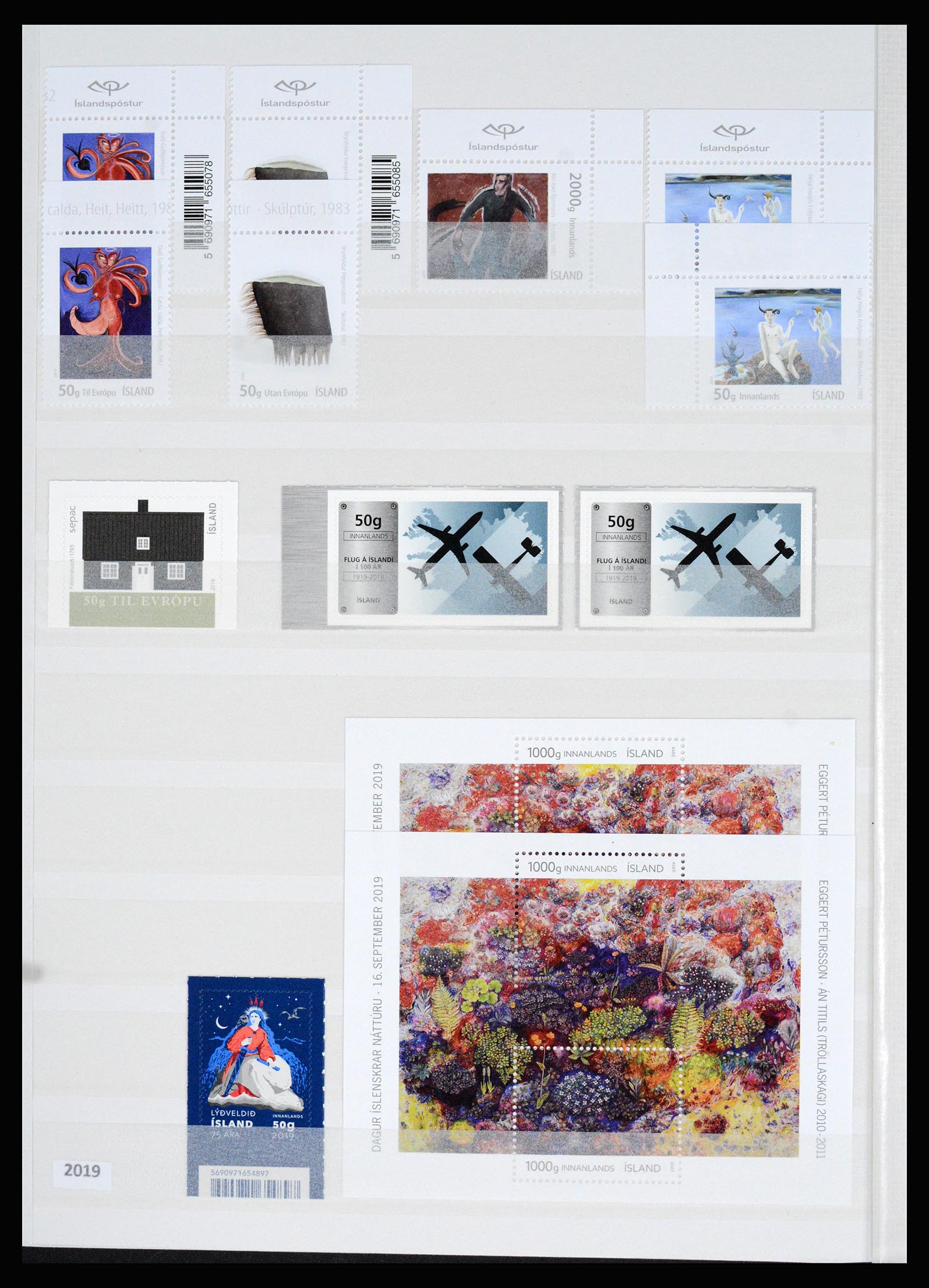 36525 297 - Postzegelverzameling 36525 IJsland 1911-2019!