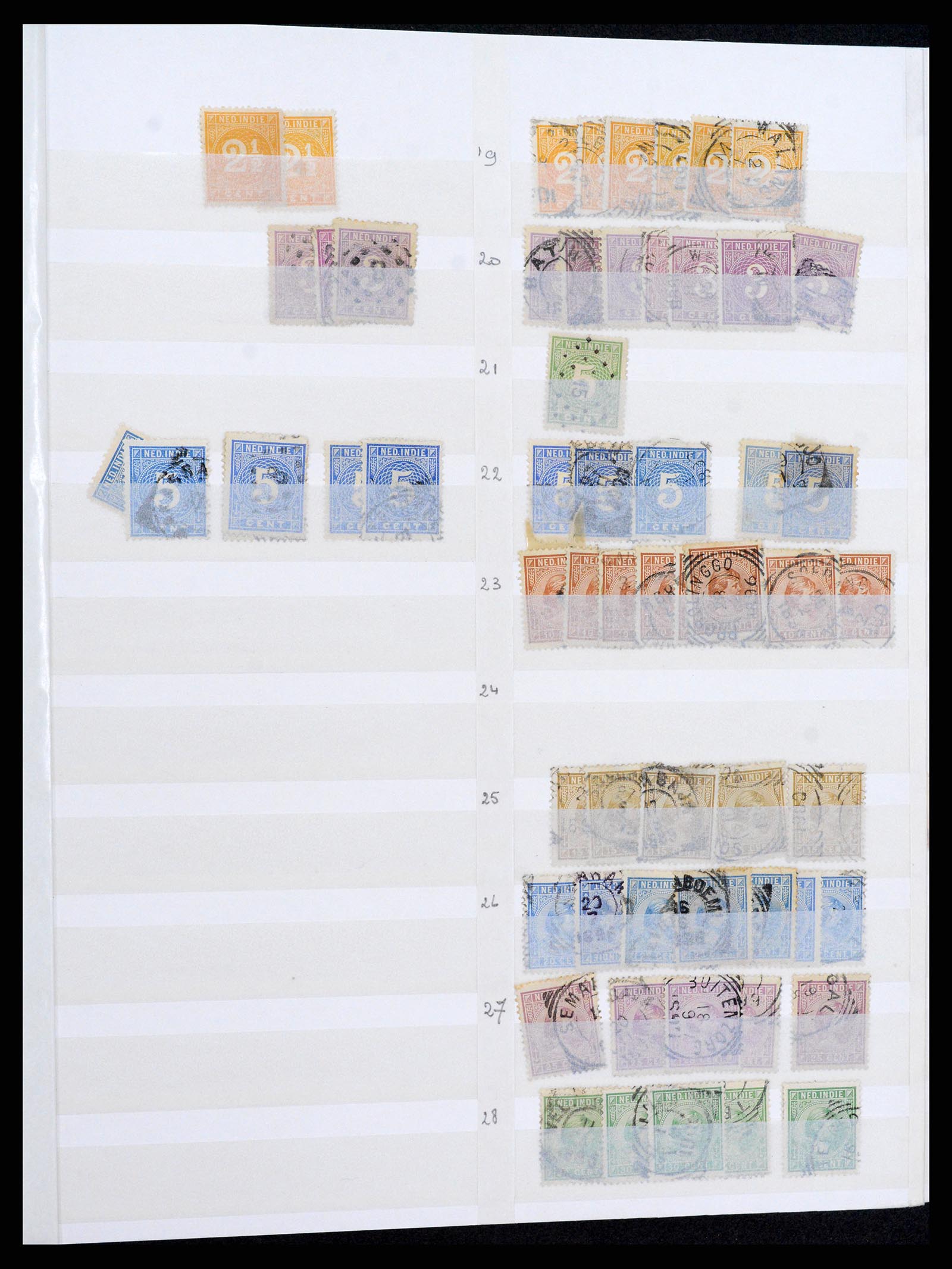 36528 004 - Postzegelverzameling 36528 Nederlands Indië 1864-1948.