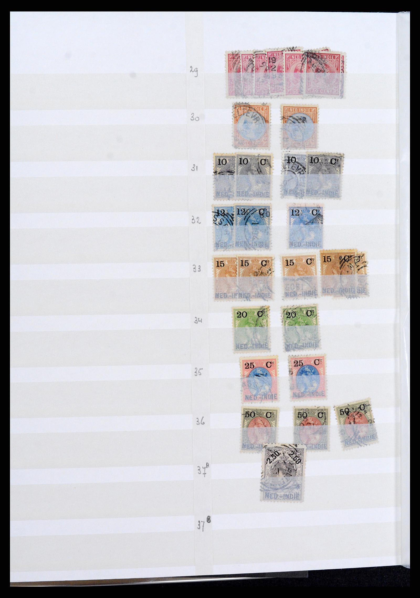 36528 005 - Postzegelverzameling 36528 Nederlands Indië 1864-1948.