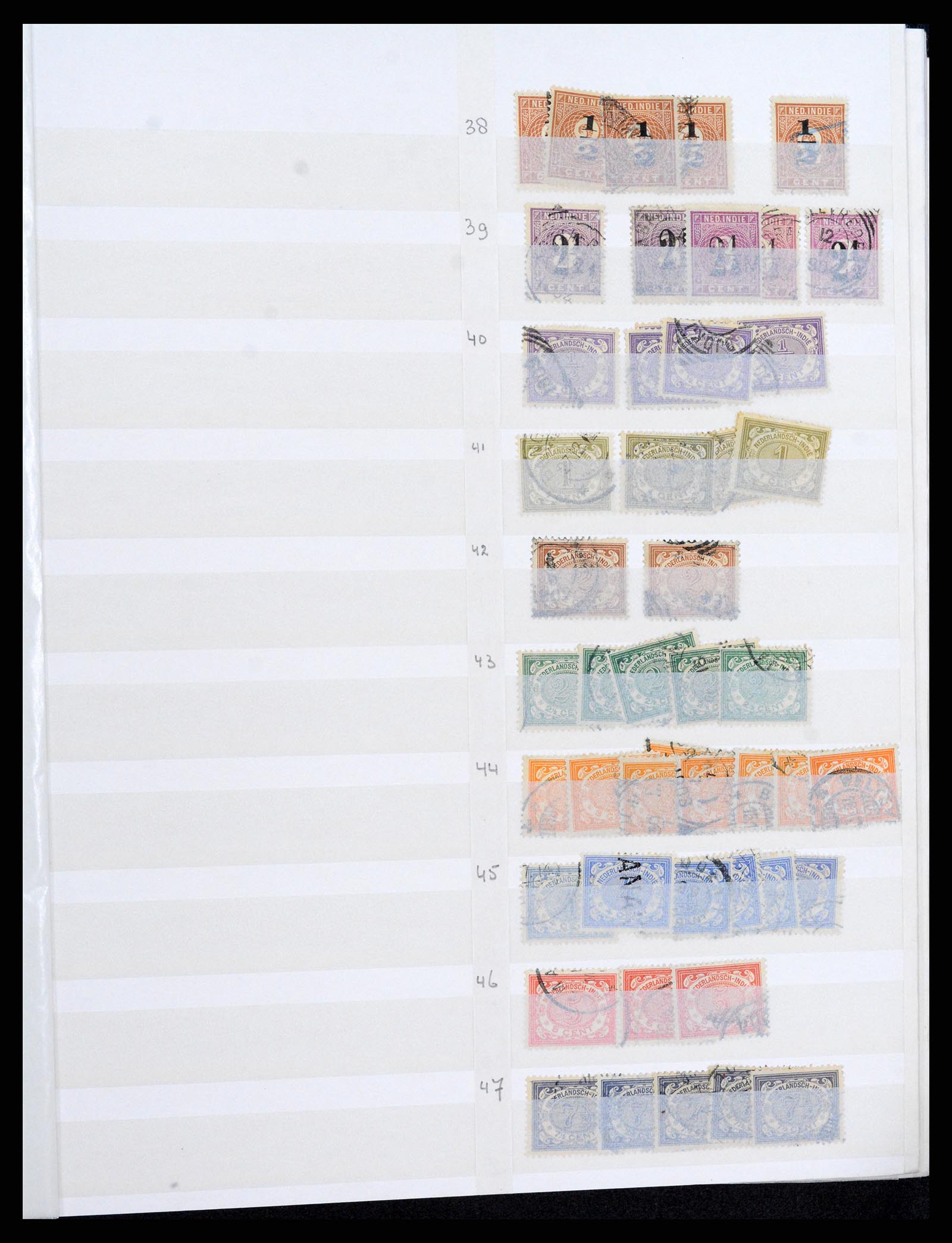 36528 006 - Postzegelverzameling 36528 Nederlands Indië 1864-1948.