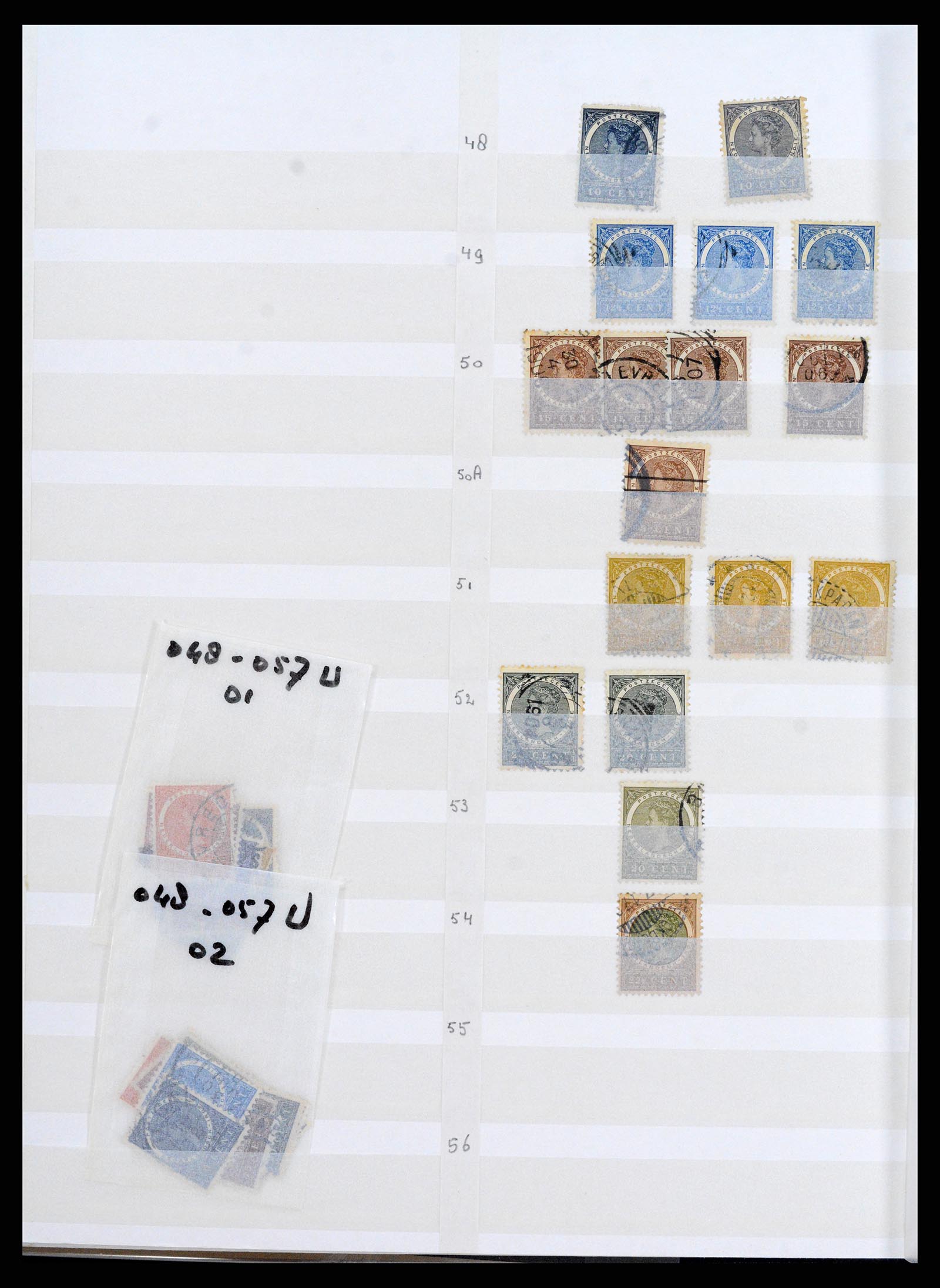 36528 007 - Postzegelverzameling 36528 Nederlands Indië 1864-1948.