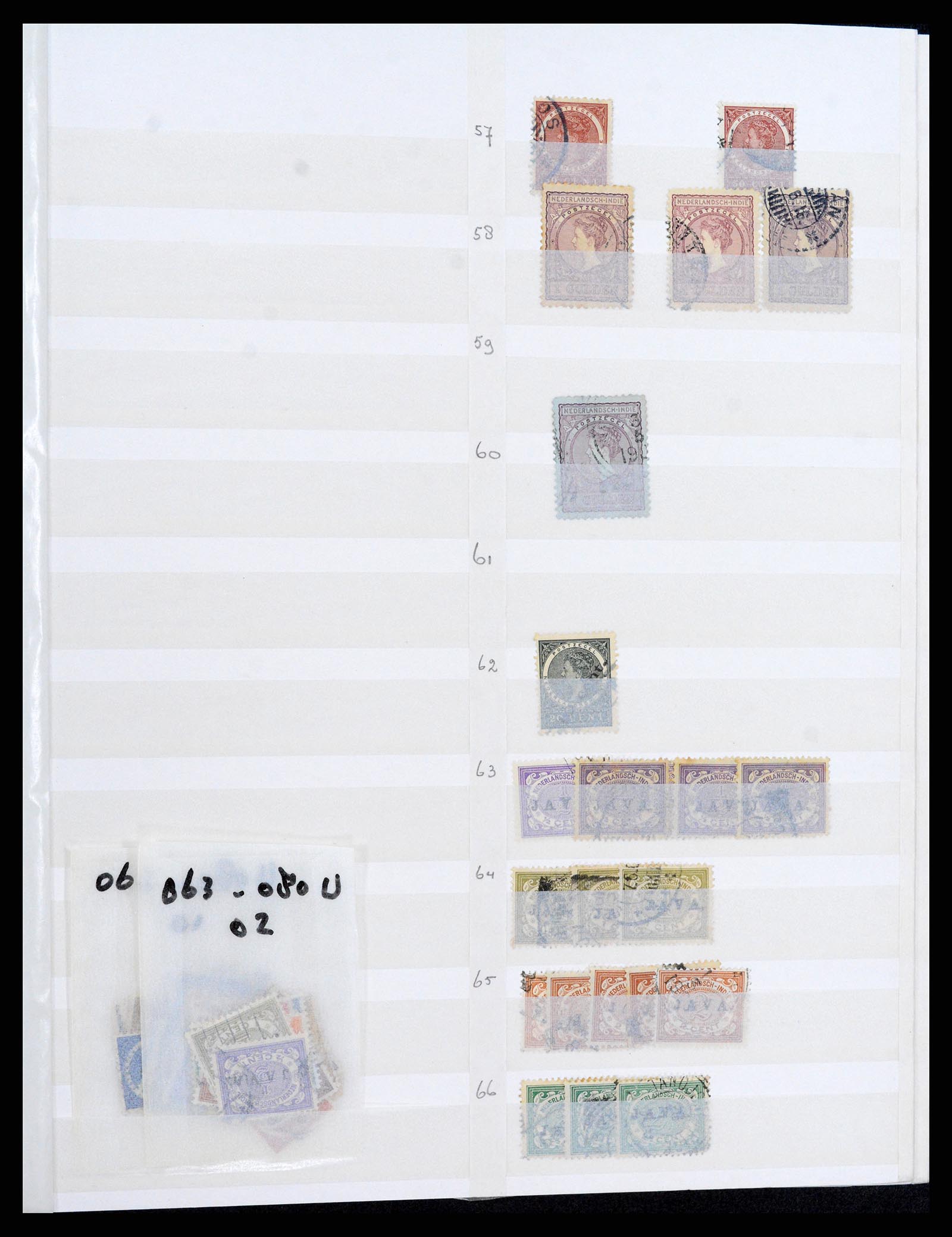 36528 008 - Postzegelverzameling 36528 Nederlands Indië 1864-1948.