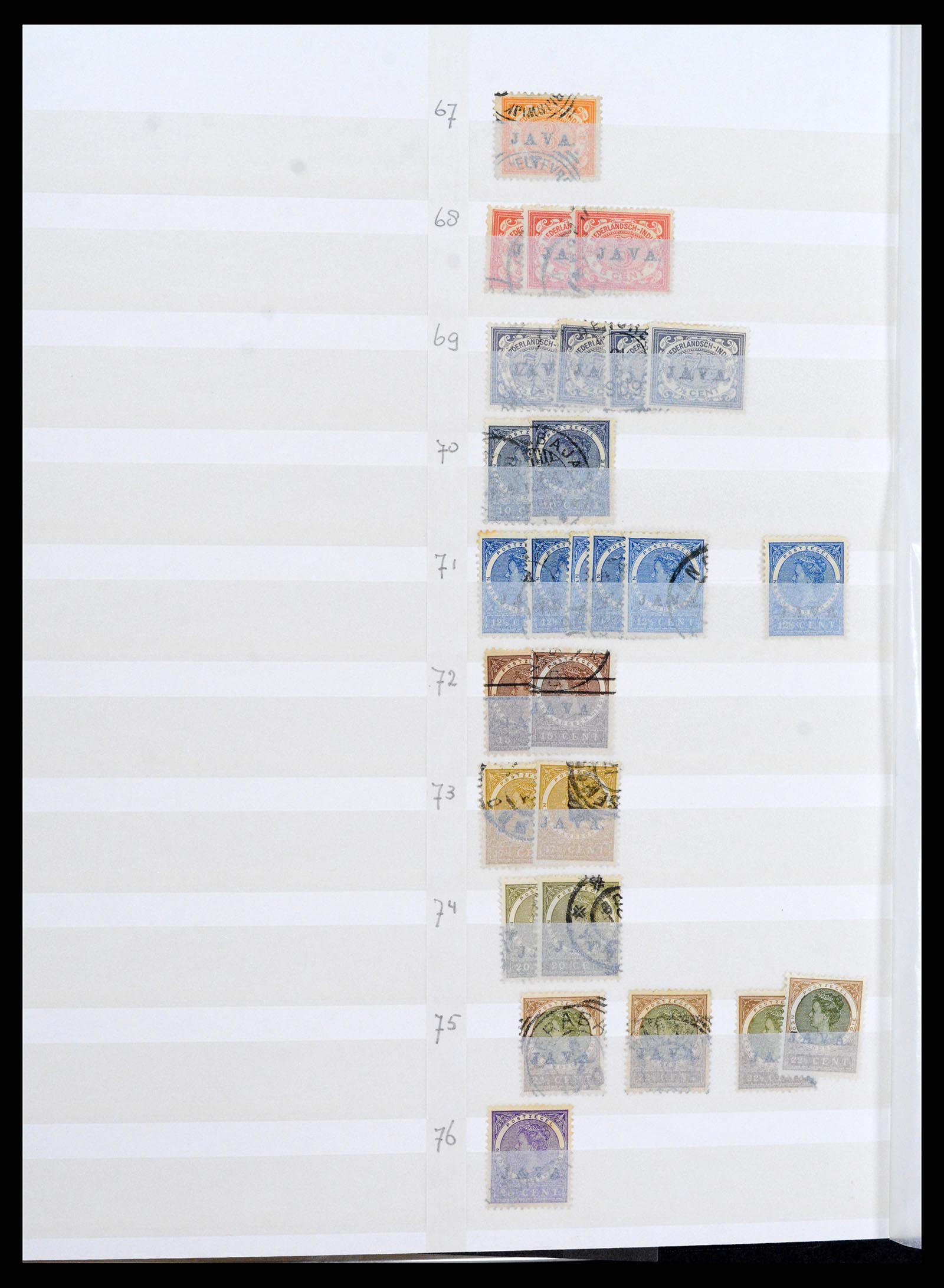 36528 009 - Postzegelverzameling 36528 Nederlands Indië 1864-1948.