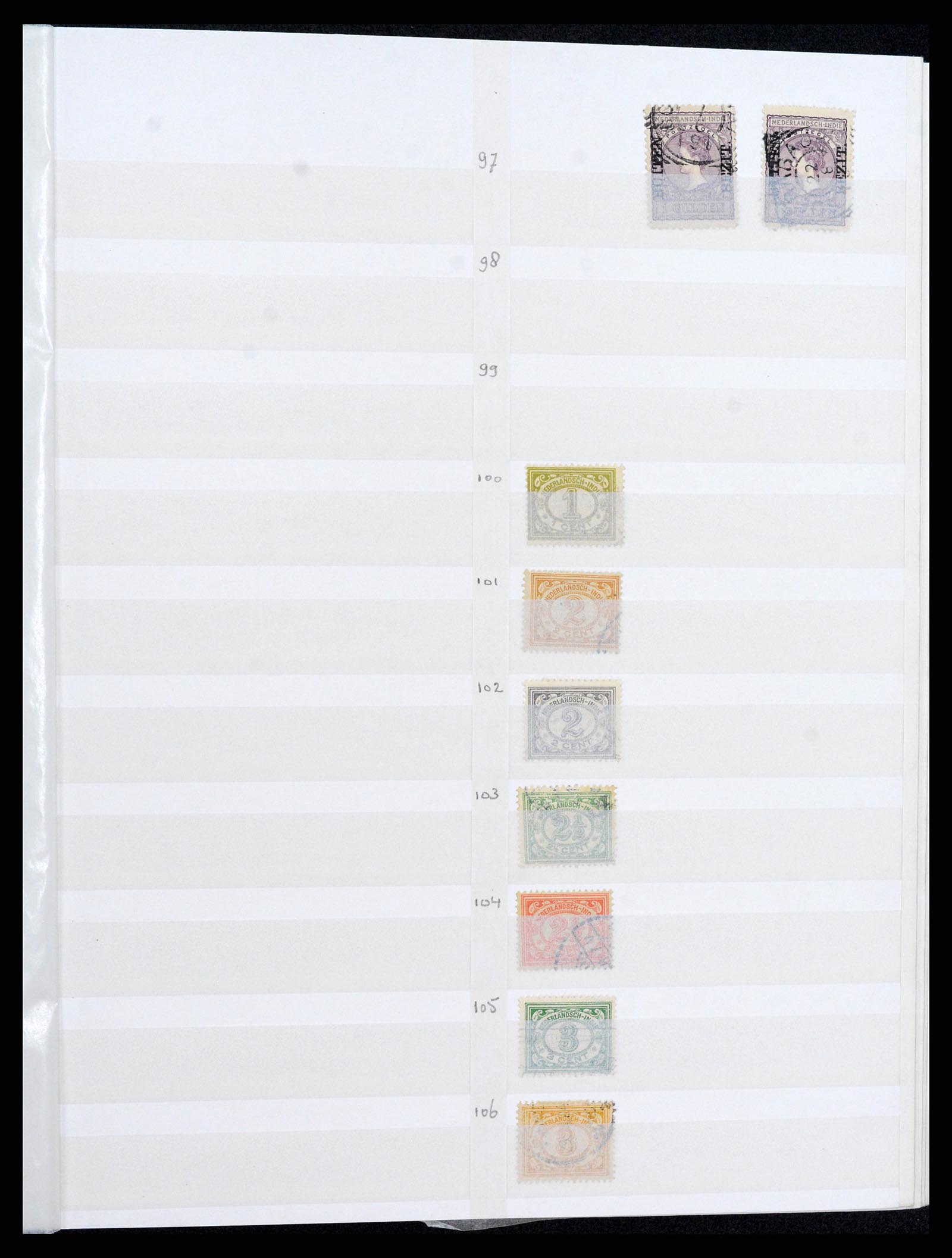 36528 012 - Postzegelverzameling 36528 Nederlands Indië 1864-1948.