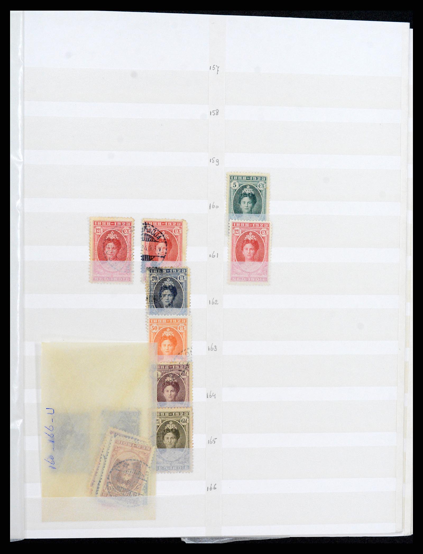 36528 018 - Postzegelverzameling 36528 Nederlands Indië 1864-1948.
