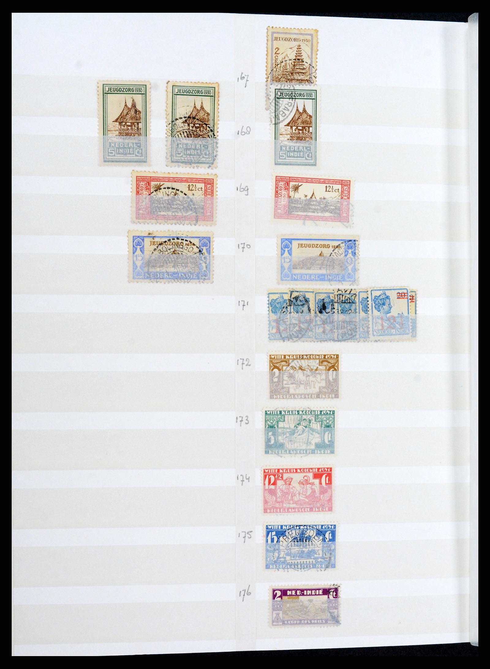 36528 019 - Postzegelverzameling 36528 Nederlands Indië 1864-1948.