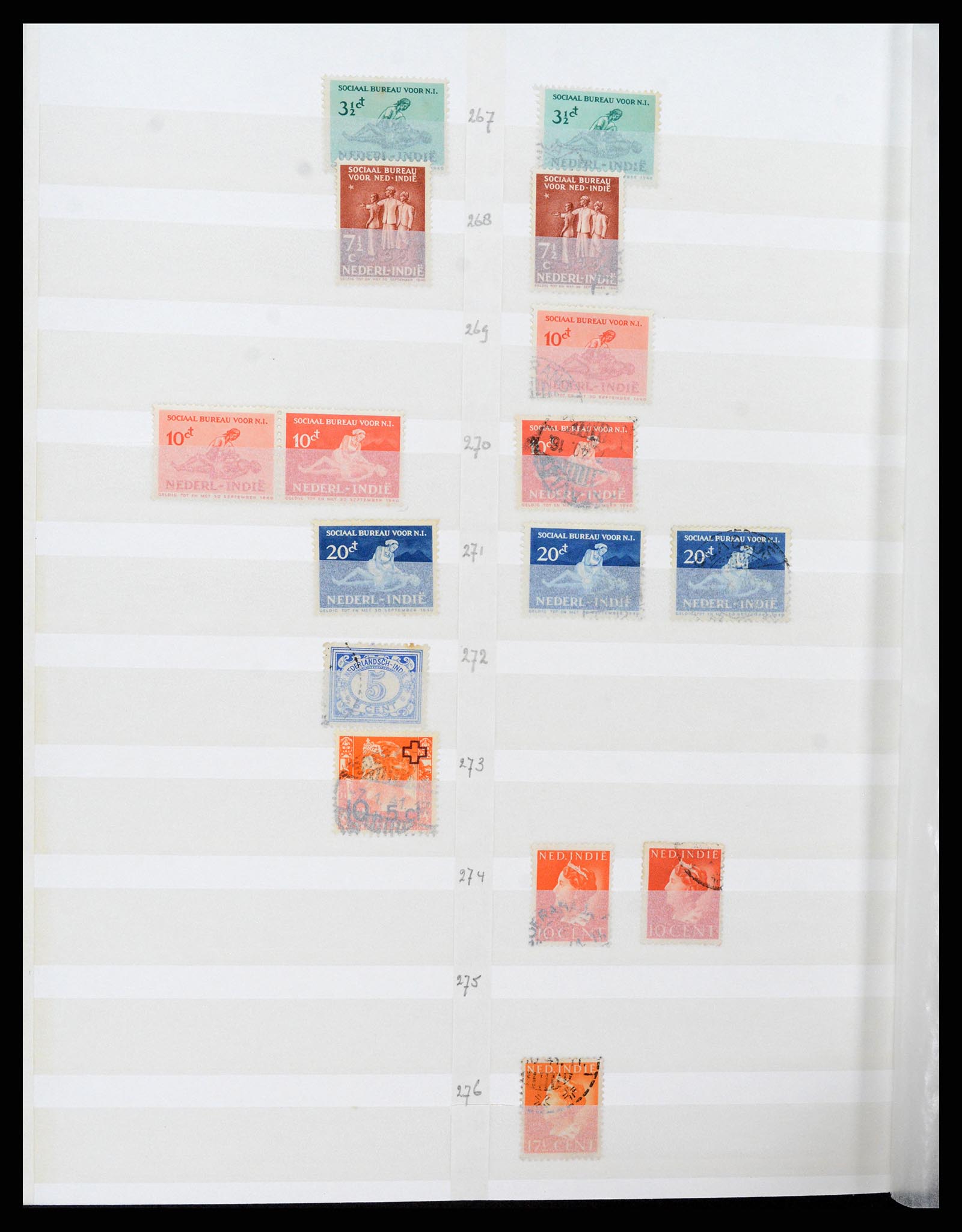 36528 029 - Postzegelverzameling 36528 Nederlands Indië 1864-1948.