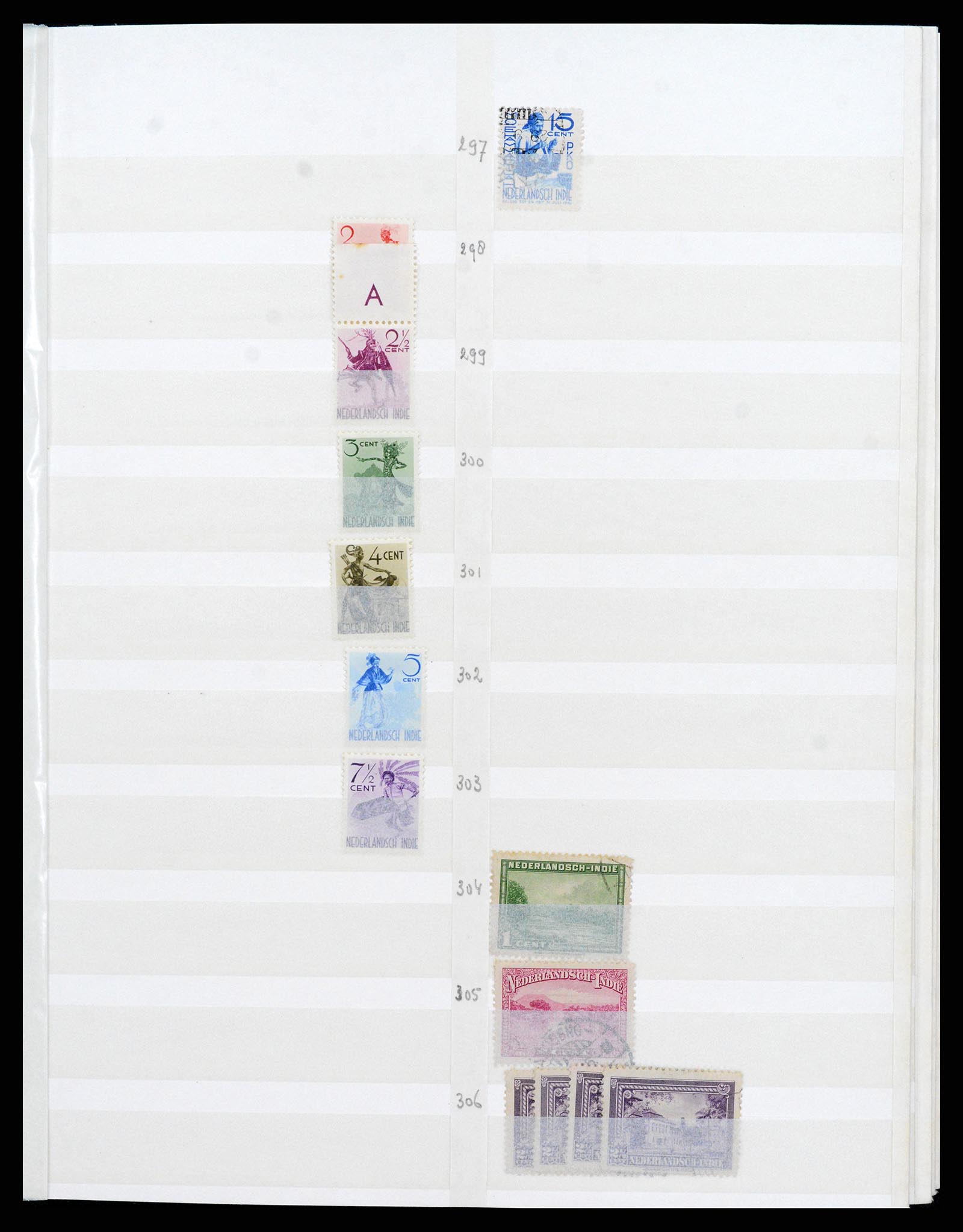 36528 032 - Postzegelverzameling 36528 Nederlands Indië 1864-1948.