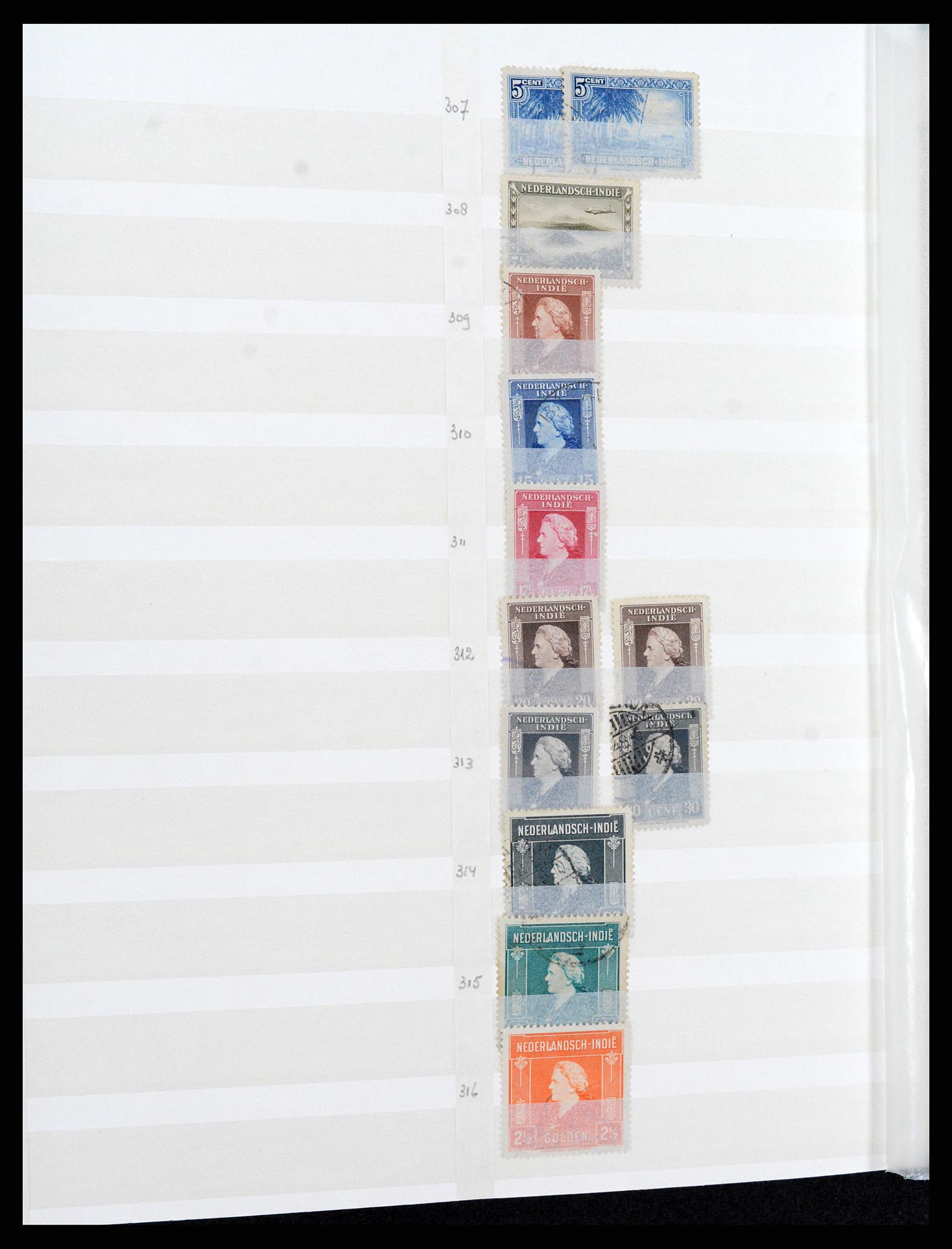 36528 033 - Postzegelverzameling 36528 Nederlands Indië 1864-1948.