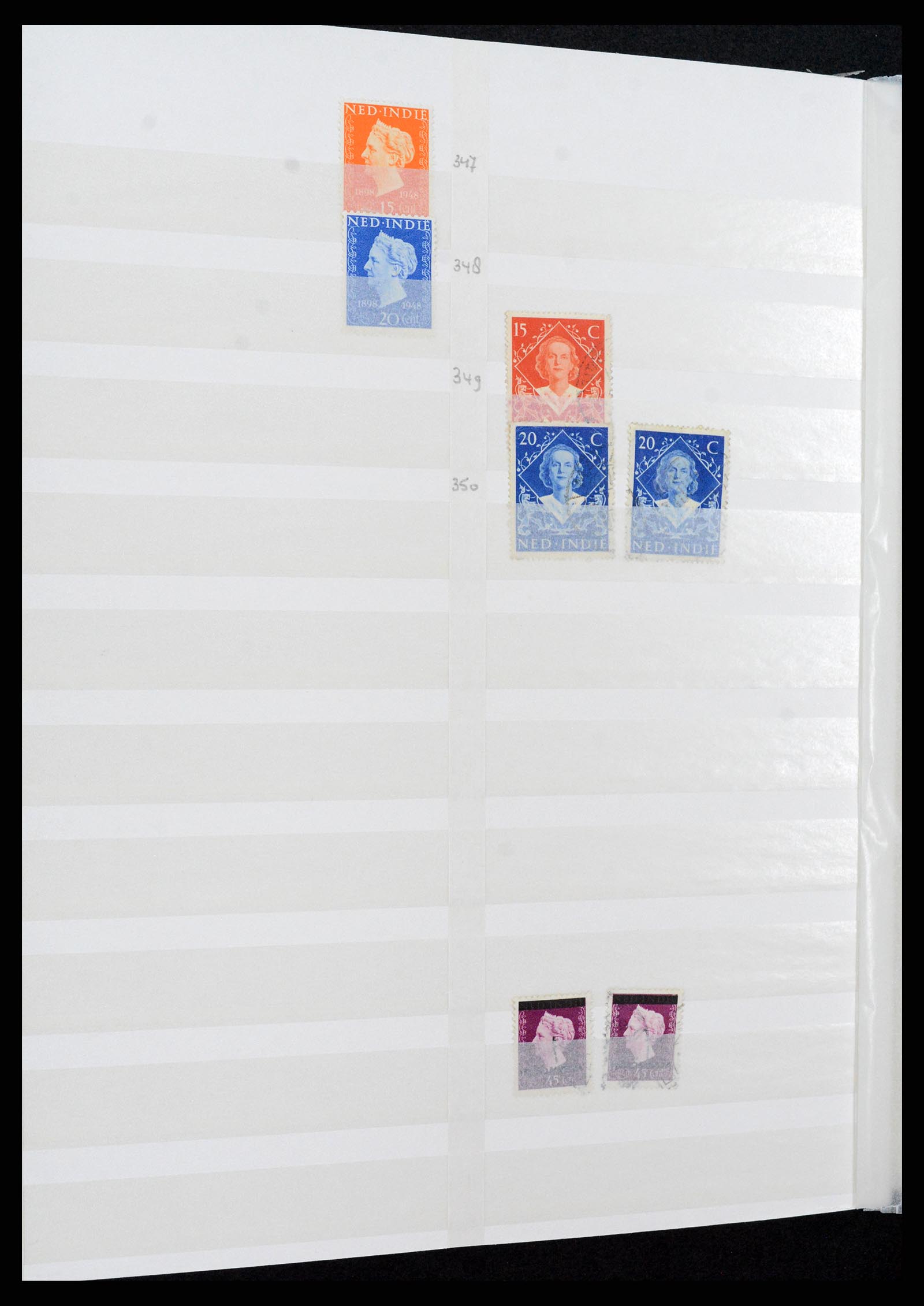 36528 037 - Postzegelverzameling 36528 Nederlands Indië 1864-1948.