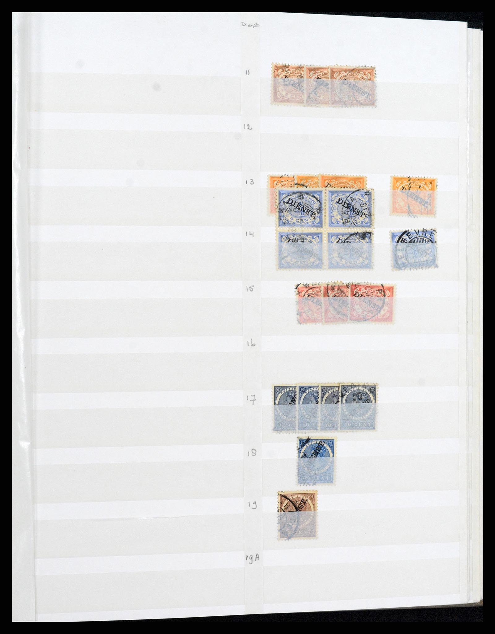 36528 041 - Postzegelverzameling 36528 Nederlands Indië 1864-1948.