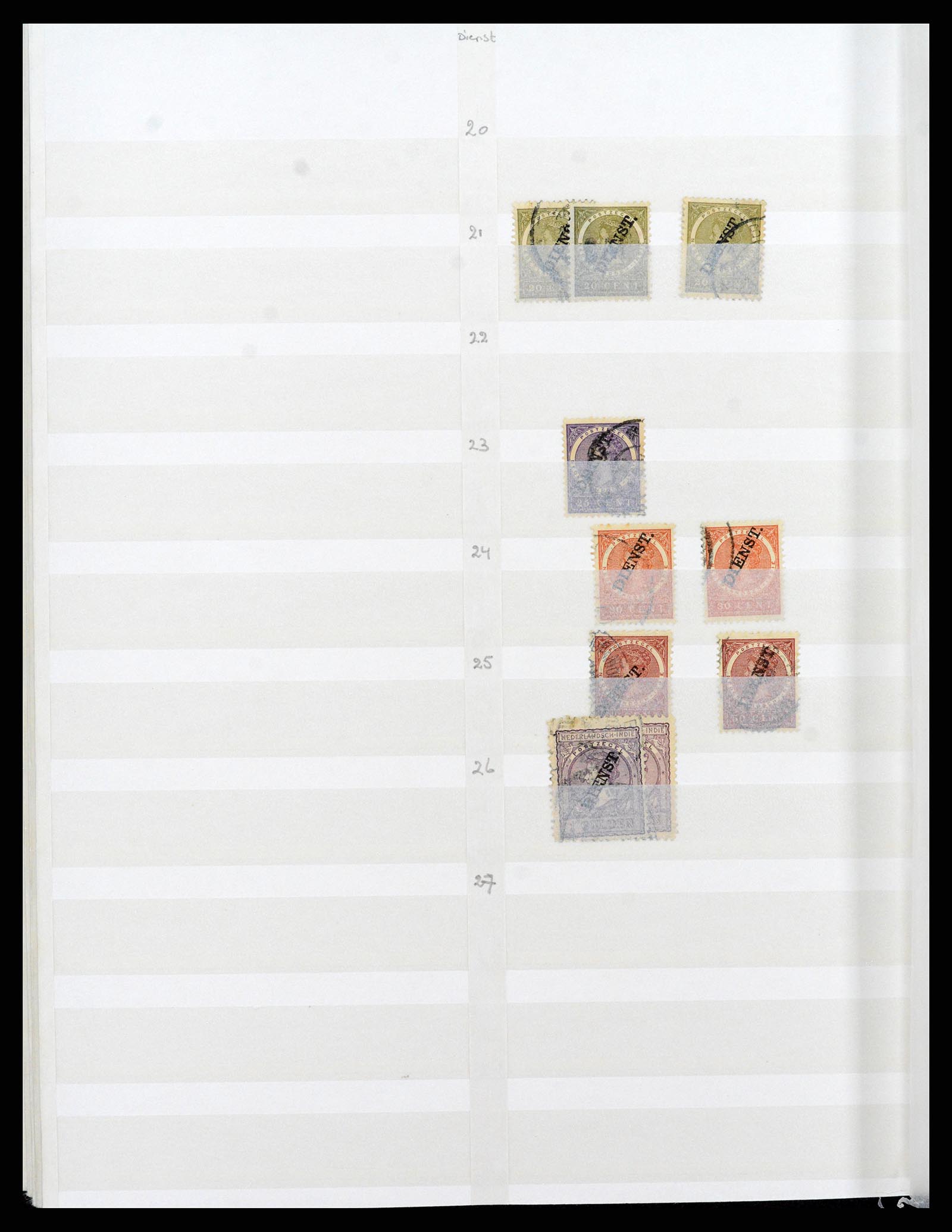 36528 042 - Postzegelverzameling 36528 Nederlands Indië 1864-1948.