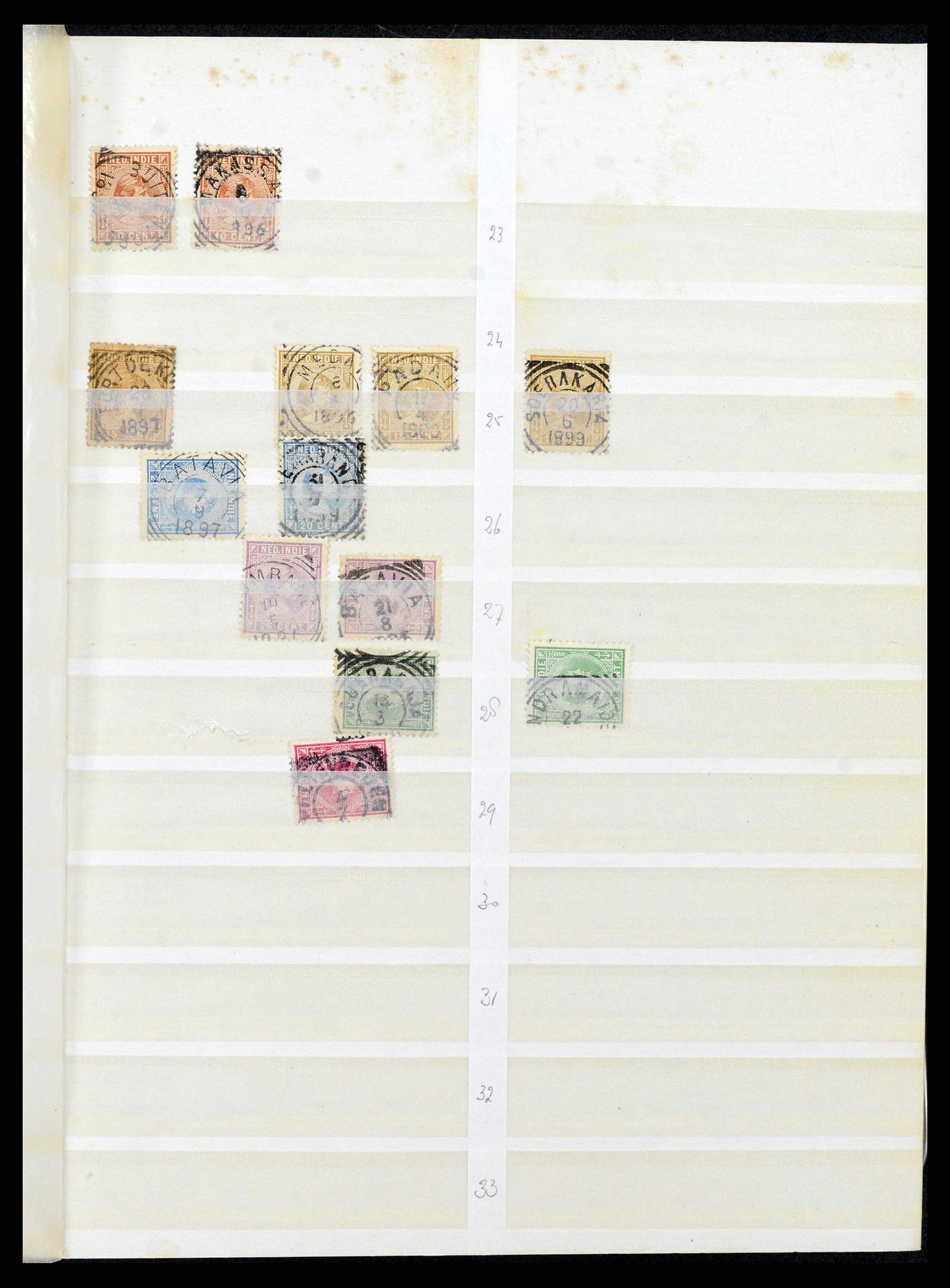 36528 045 - Postzegelverzameling 36528 Nederlands Indië 1864-1948.
