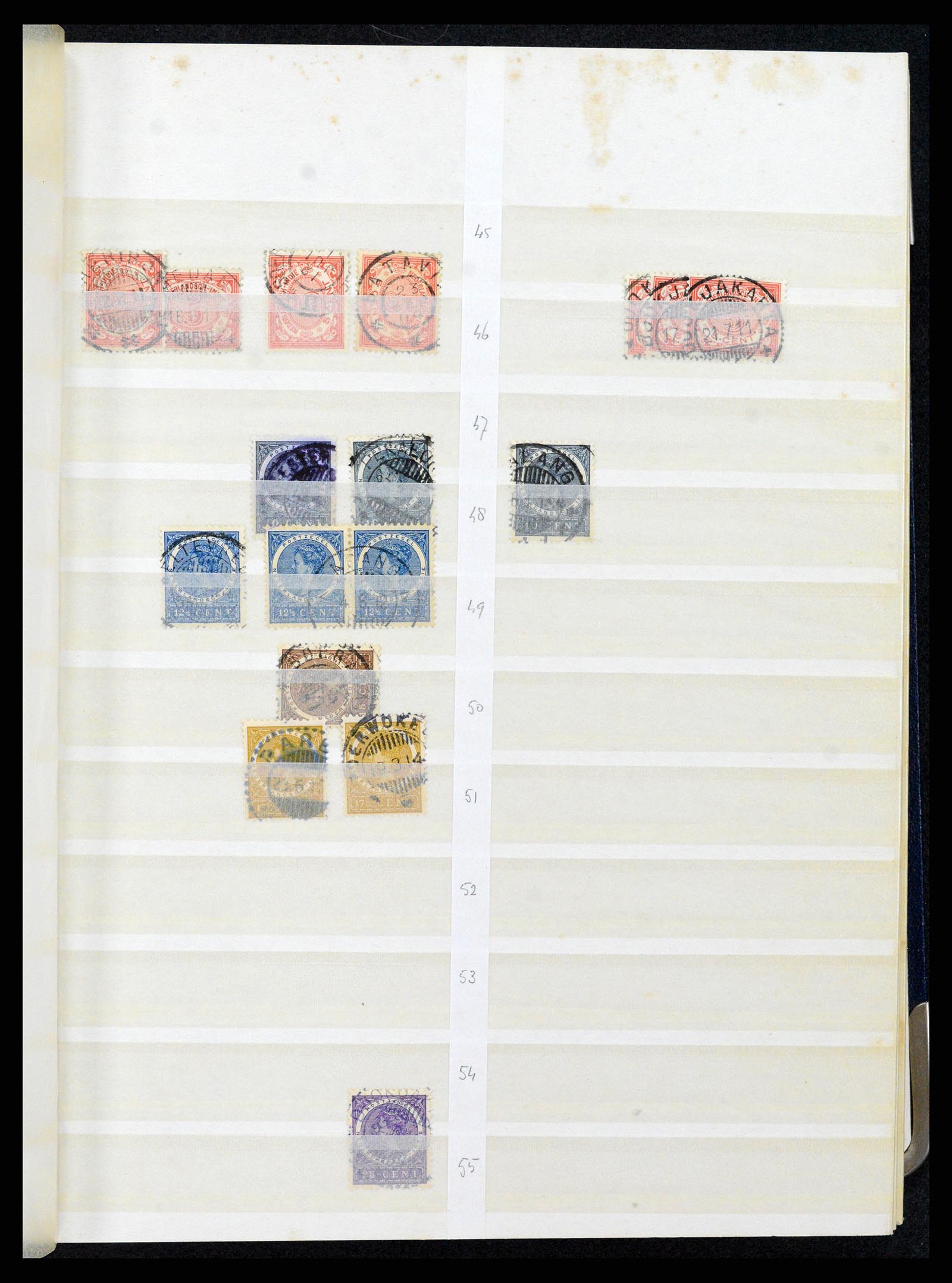 36528 047 - Postzegelverzameling 36528 Nederlands Indië 1864-1948.