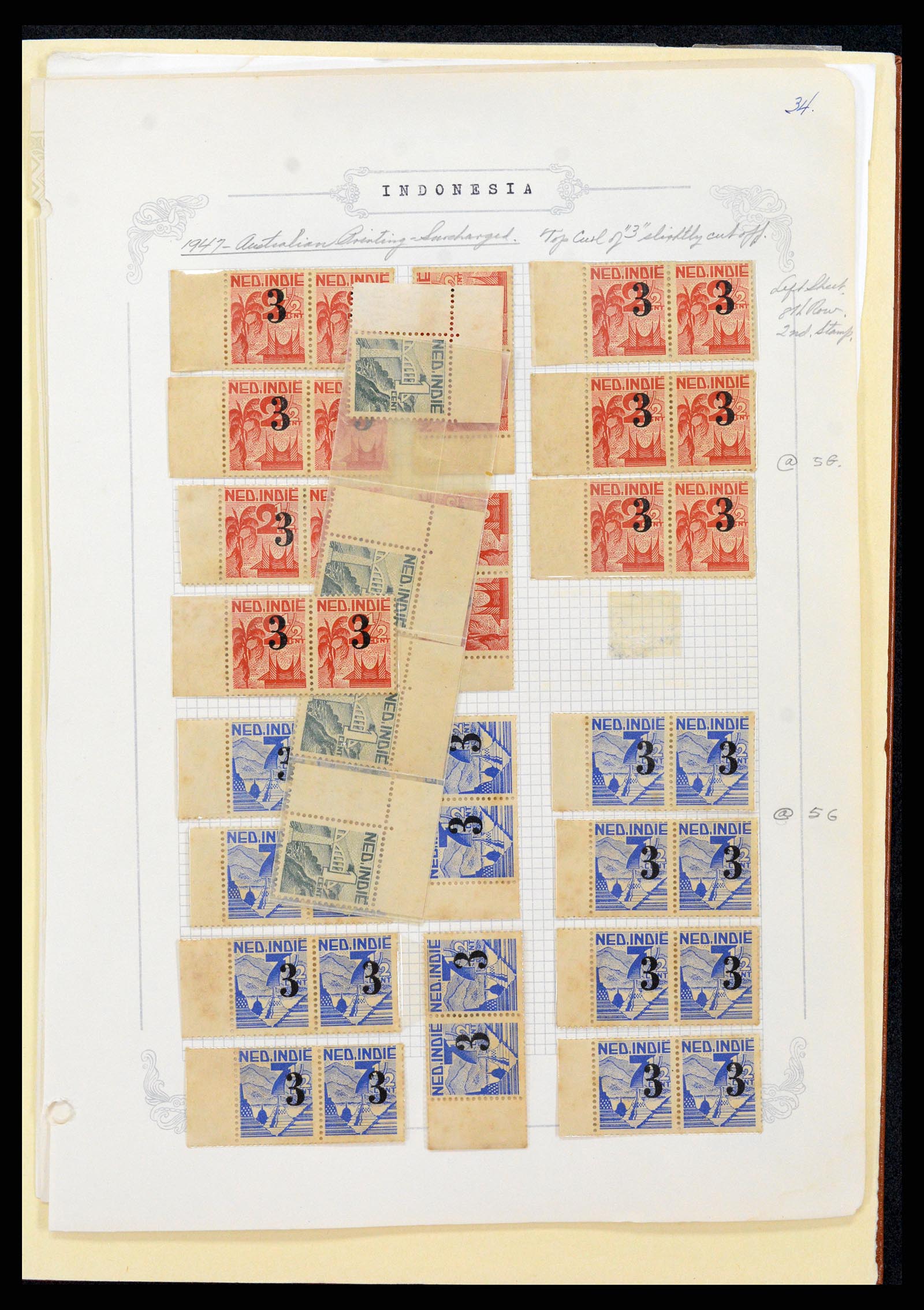 36528 068 - Stamp collection 36528 Dutch east Indies 1864-1948.