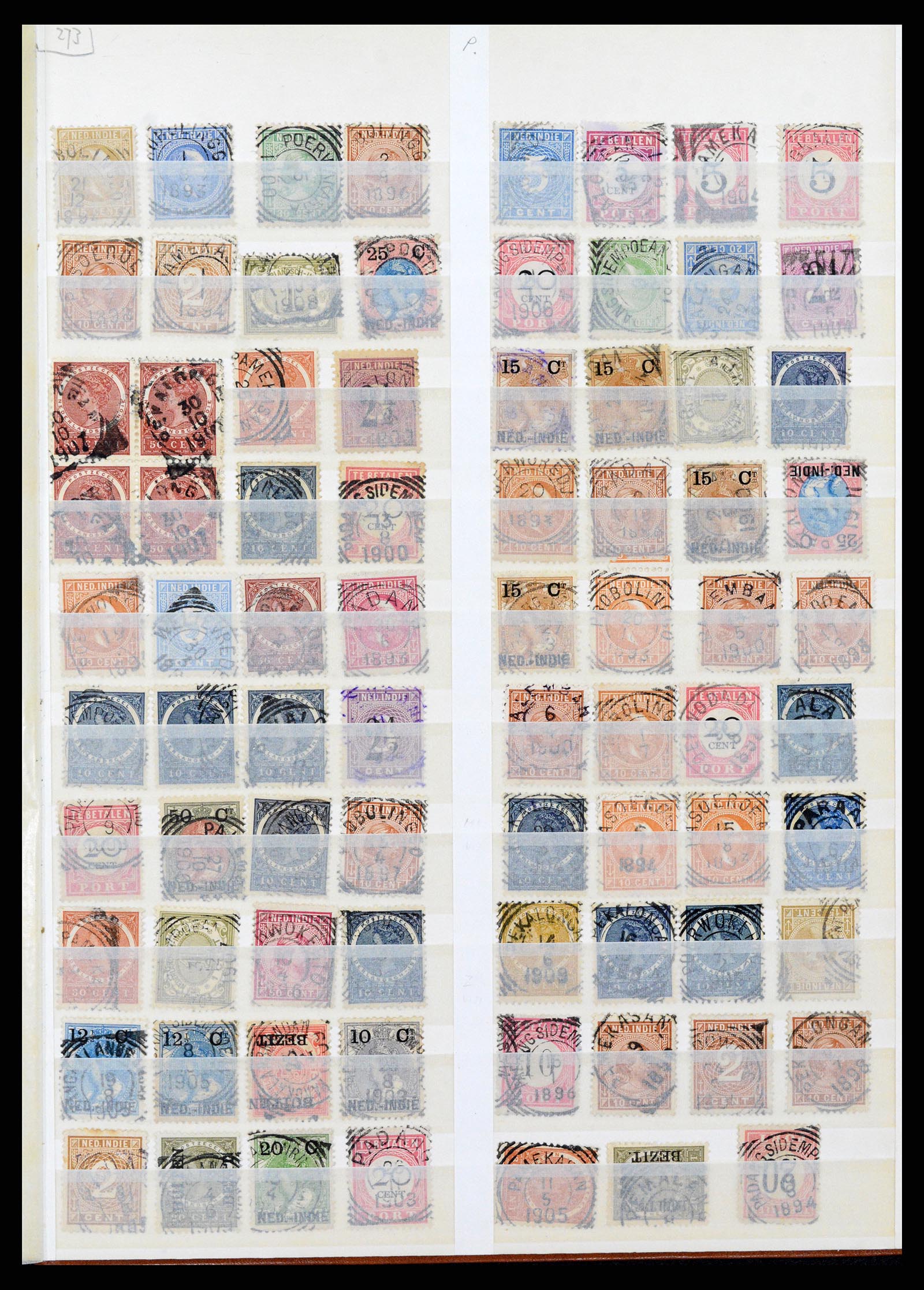36528 079 - Stamp collection 36528 Dutch east Indies 1864-1948.