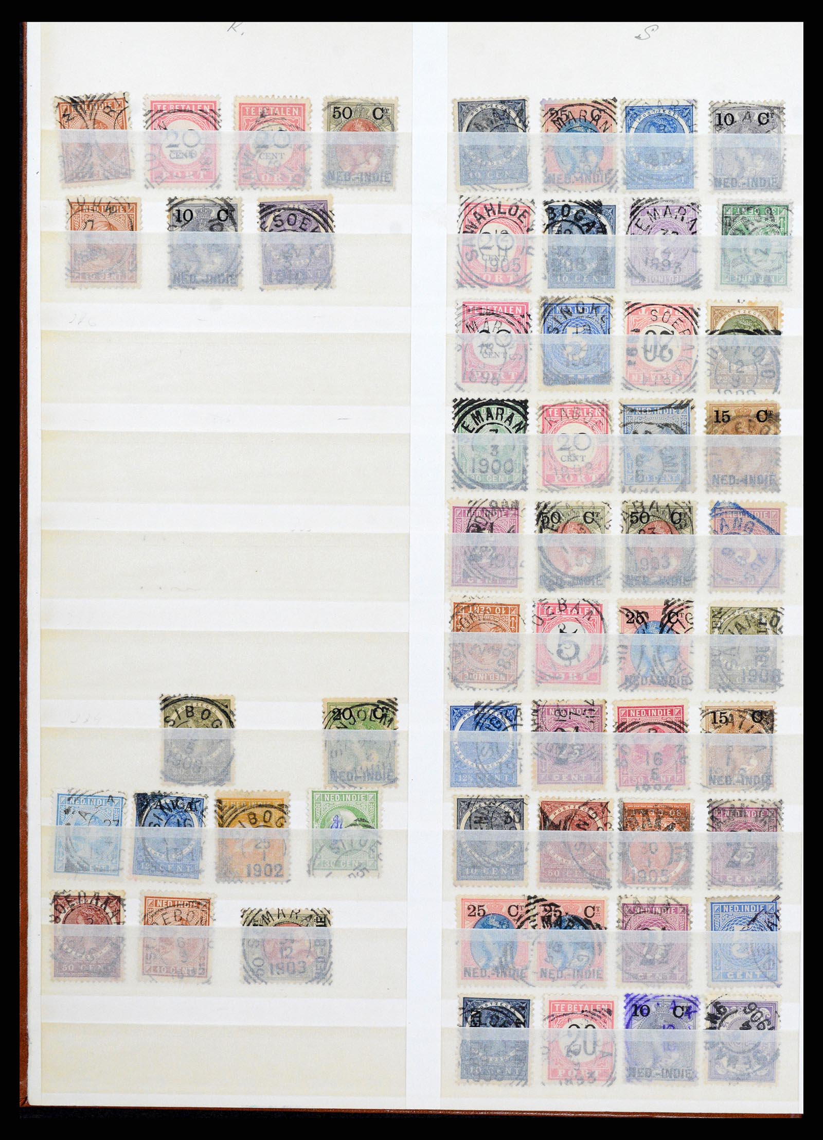 36528 080 - Stamp collection 36528 Dutch east Indies 1864-1948.