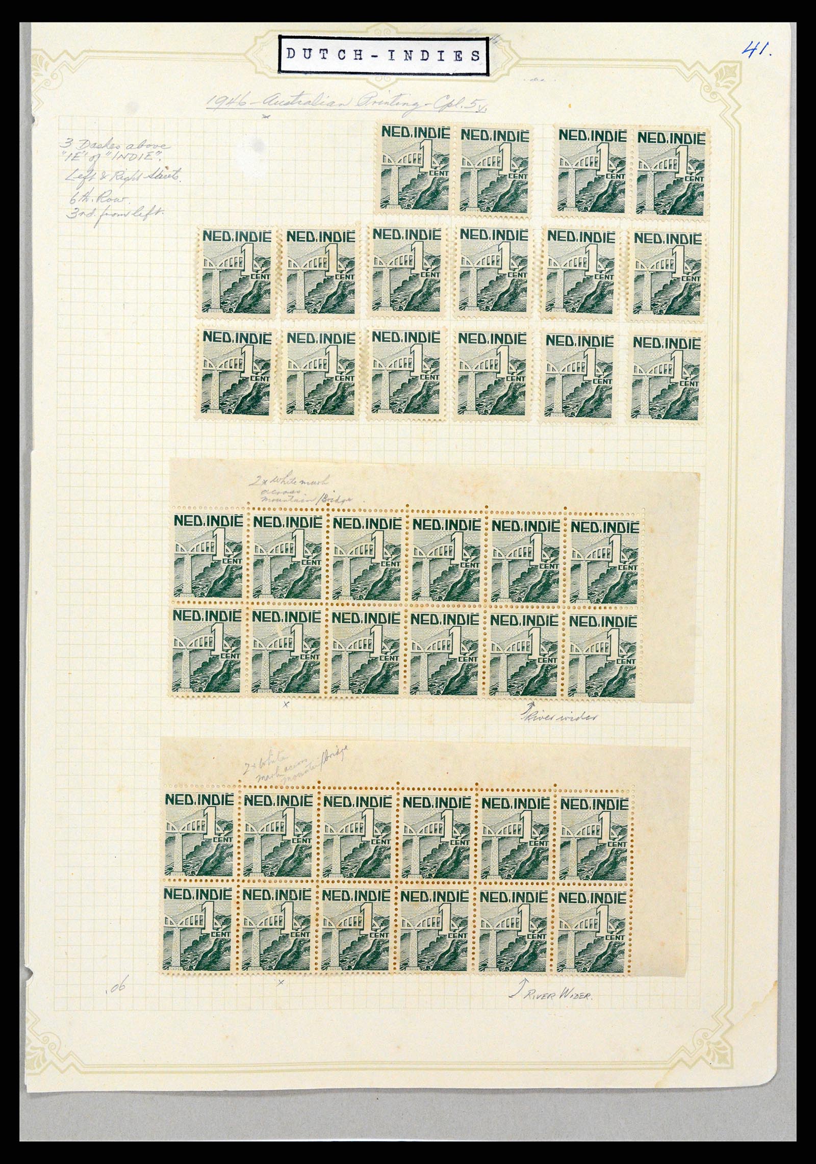 36528 087 - Stamp collection 36528 Dutch east Indies 1864-1948.