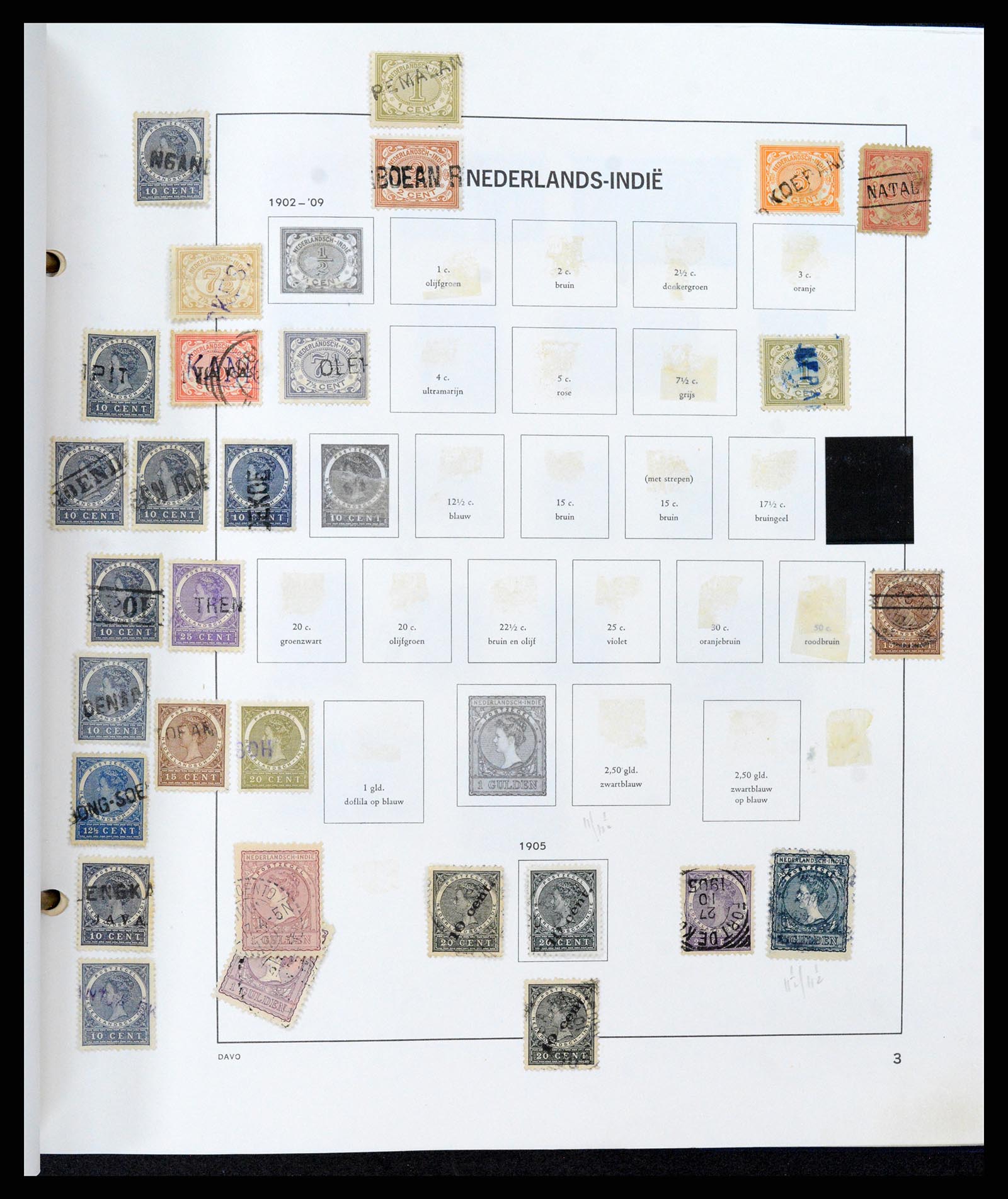 36528 092 - Stamp collection 36528 Dutch east Indies 1864-1948.