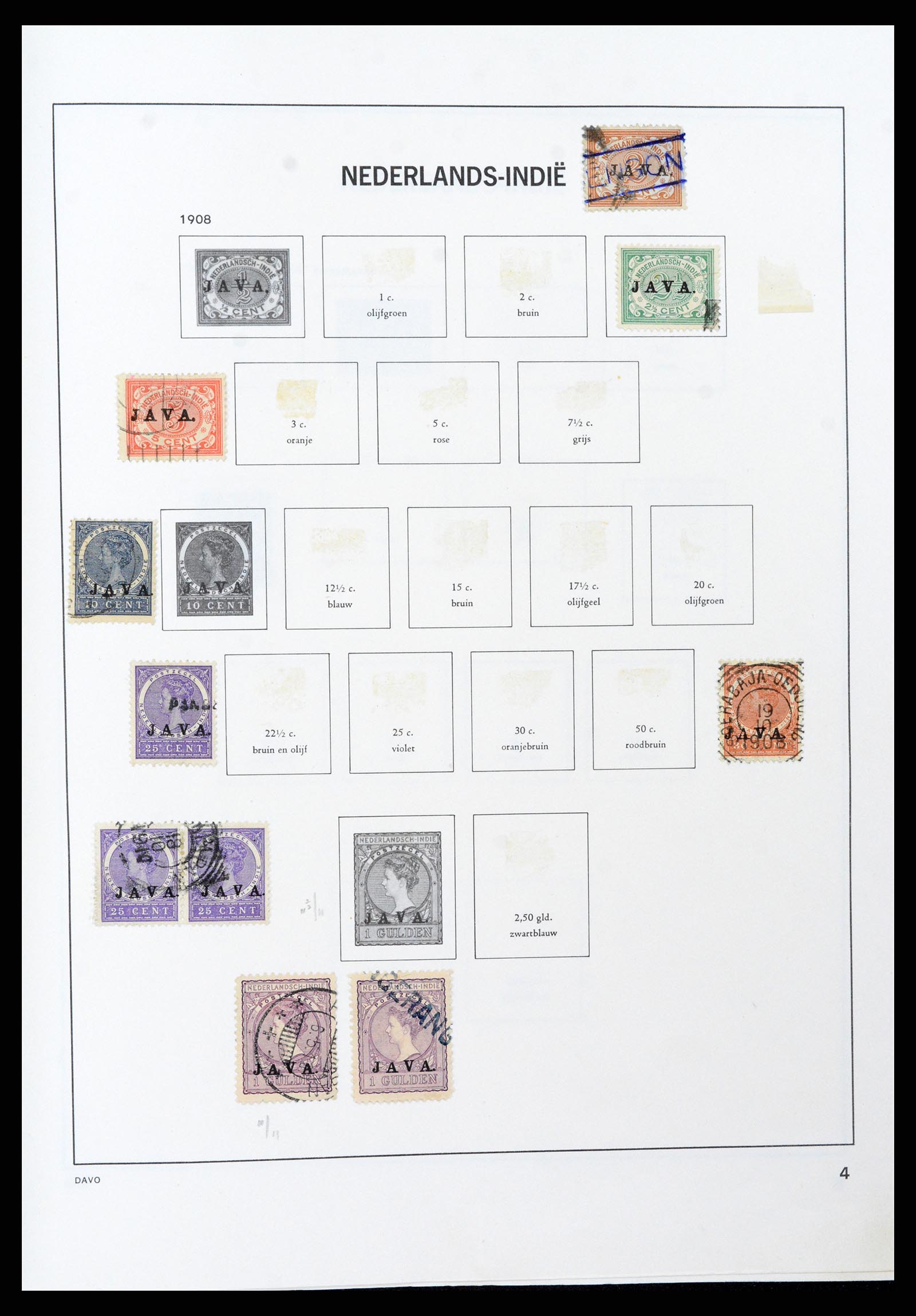 36528 094 - Stamp collection 36528 Dutch east Indies 1864-1948.