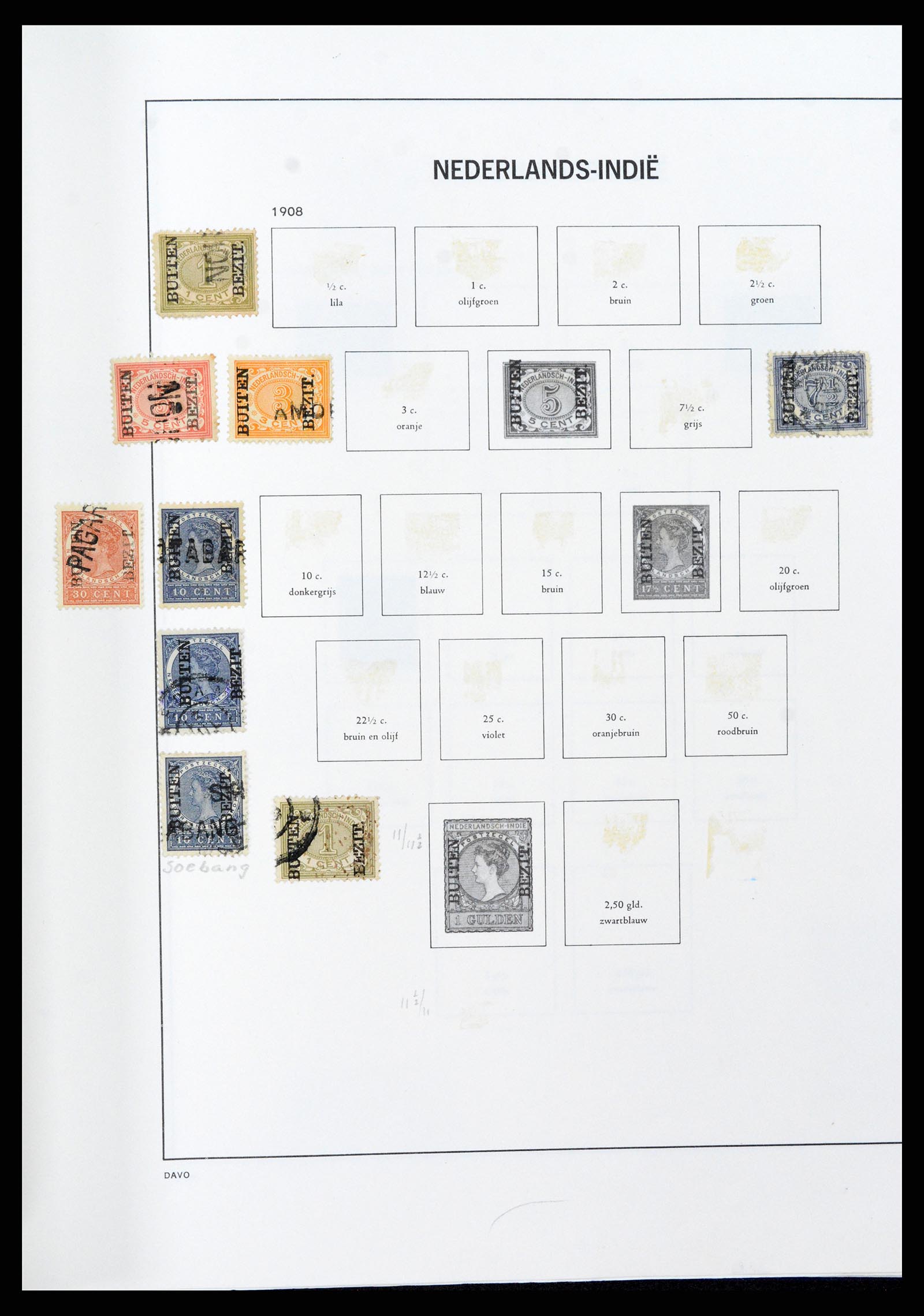 36528 096 - Stamp collection 36528 Dutch east Indies 1864-1948.