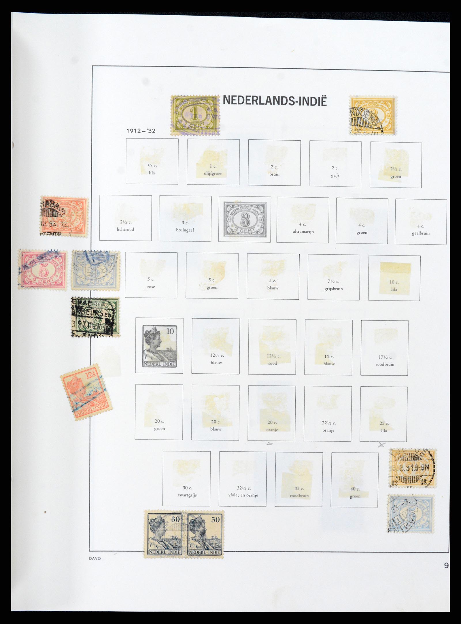 36528 098 - Stamp collection 36528 Dutch east Indies 1864-1948.