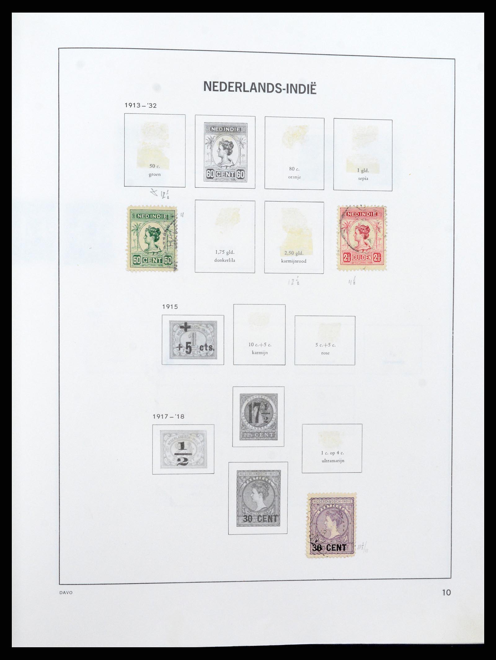 36528 099 - Stamp collection 36528 Dutch east Indies 1864-1948.