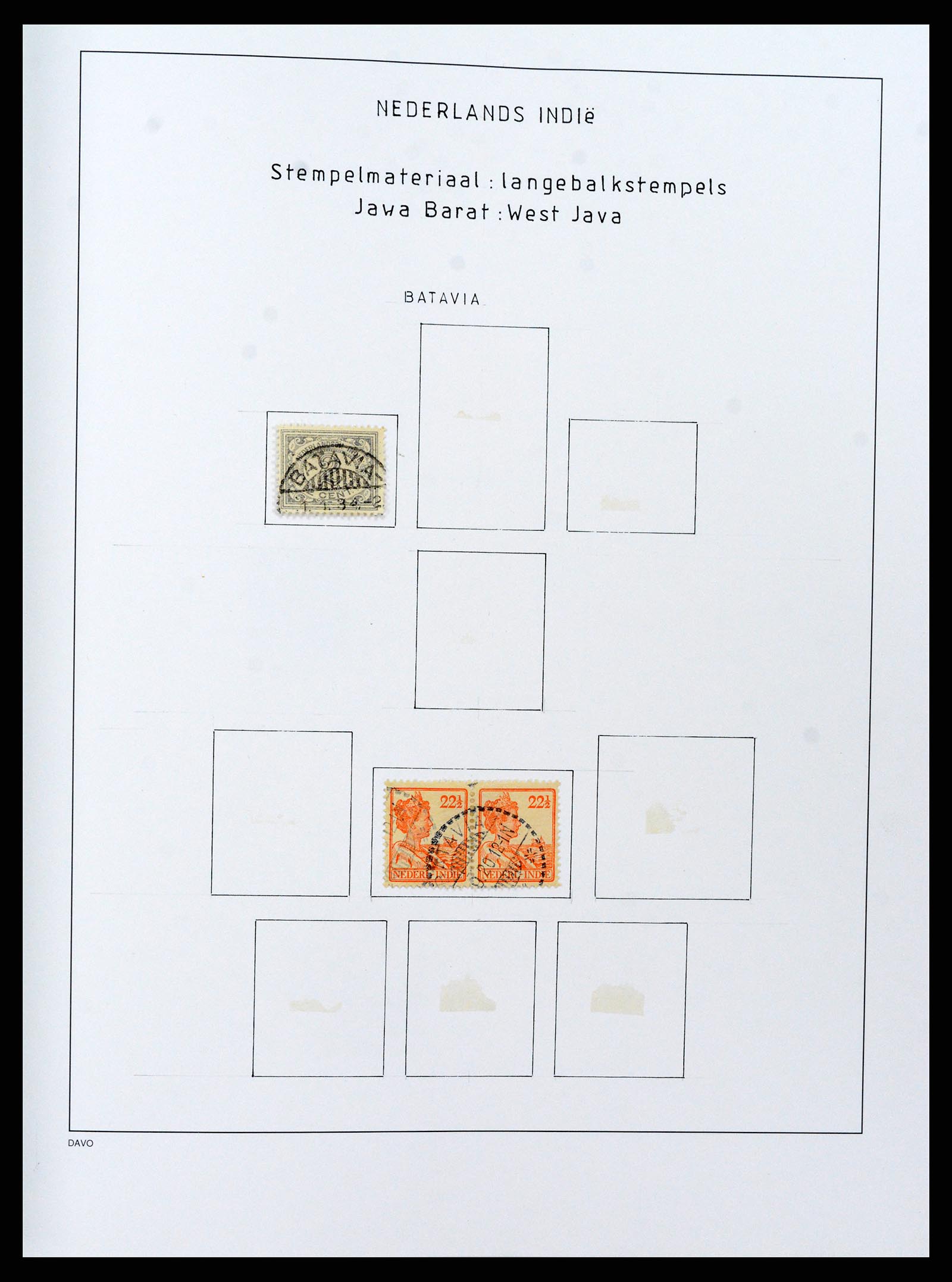36528 126 - Stamp collection 36528 Dutch east Indies 1864-1948.