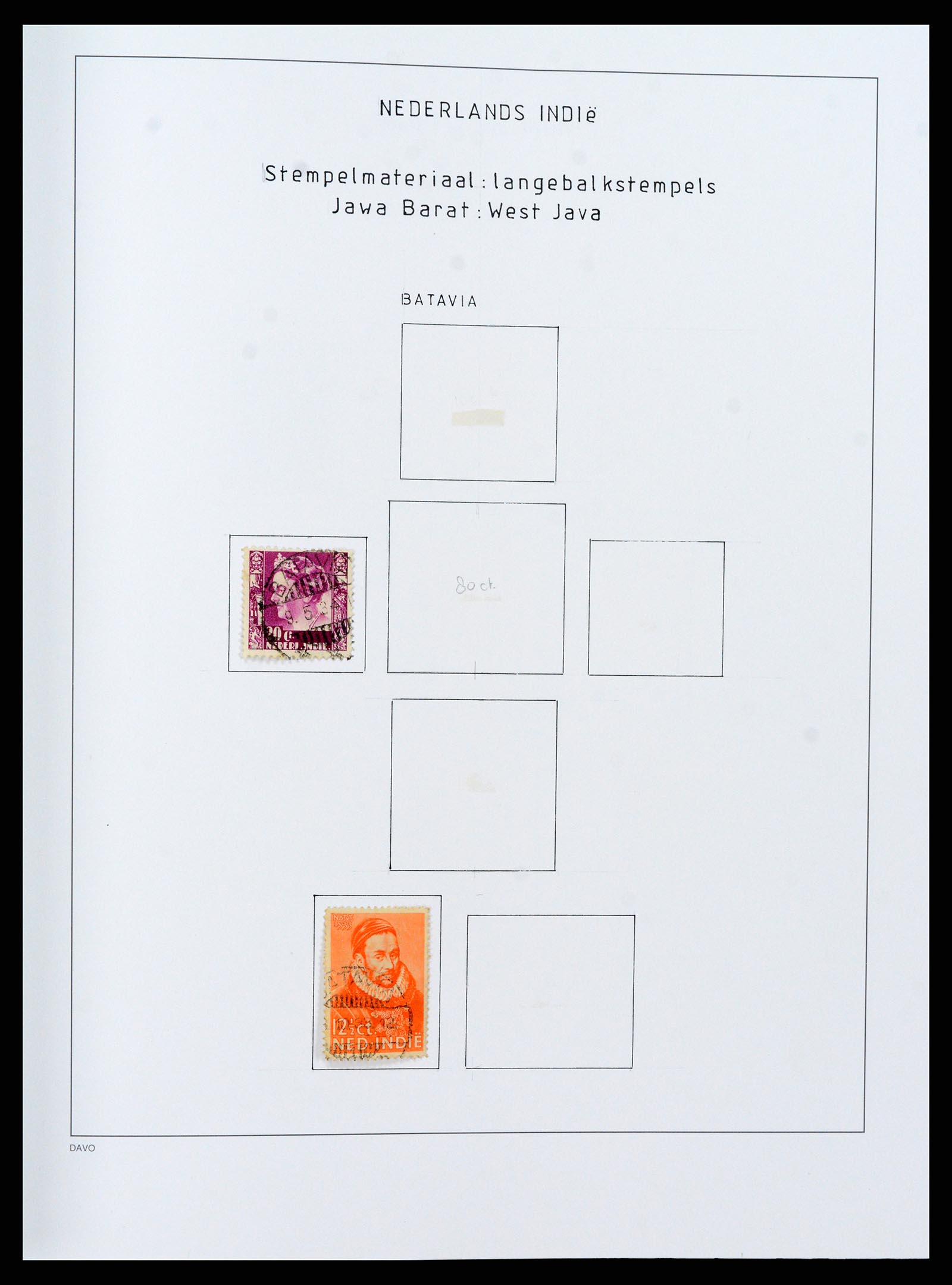 36528 127 - Stamp collection 36528 Dutch east Indies 1864-1948.