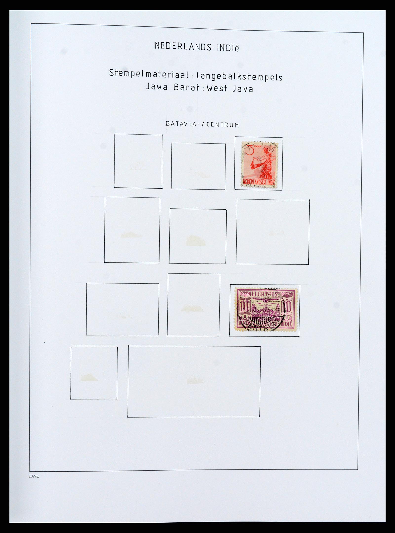 36528 129 - Stamp collection 36528 Dutch east Indies 1864-1948.