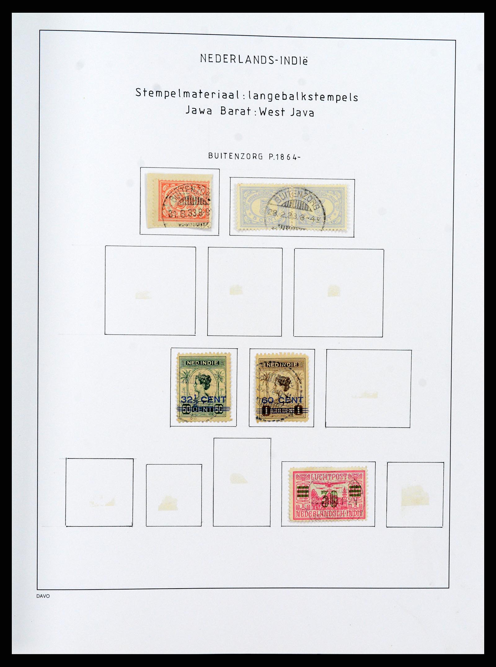 36528 132 - Stamp collection 36528 Dutch east Indies 1864-1948.