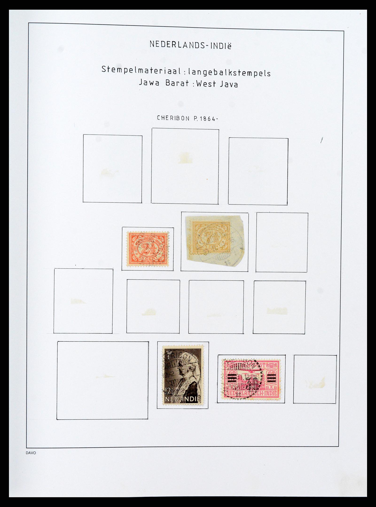 36528 133 - Stamp collection 36528 Dutch east Indies 1864-1948.