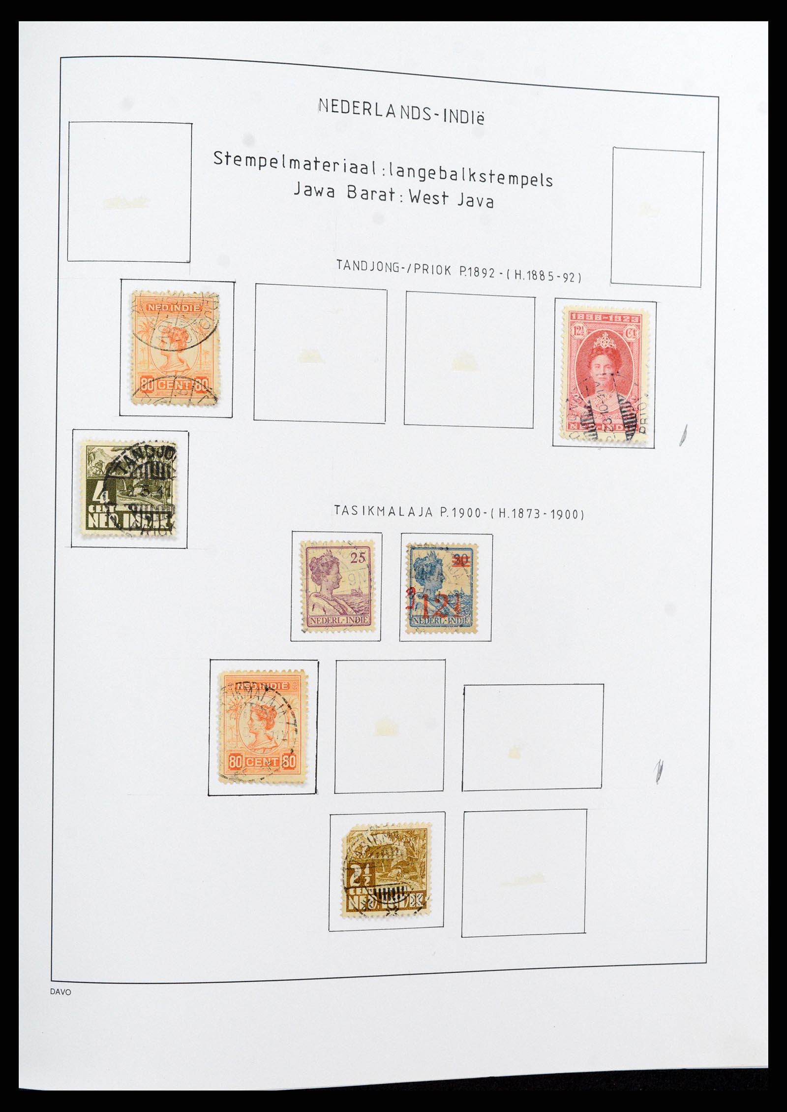 36528 141 - Stamp collection 36528 Dutch east Indies 1864-1948.