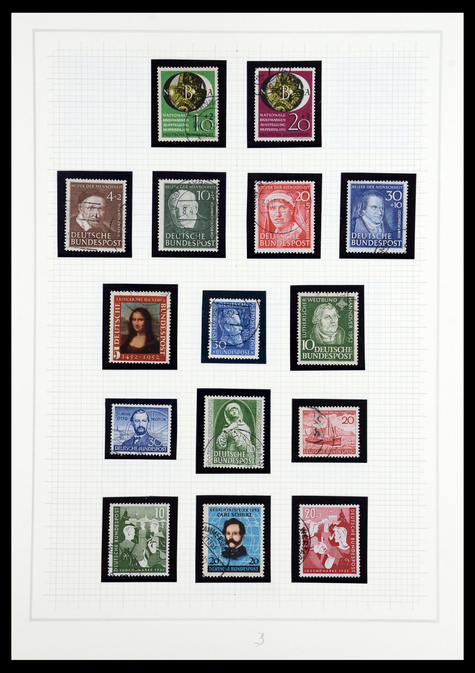 36537 003 - Postzegelverzameling 36537 Bundespost 1949-2012.
