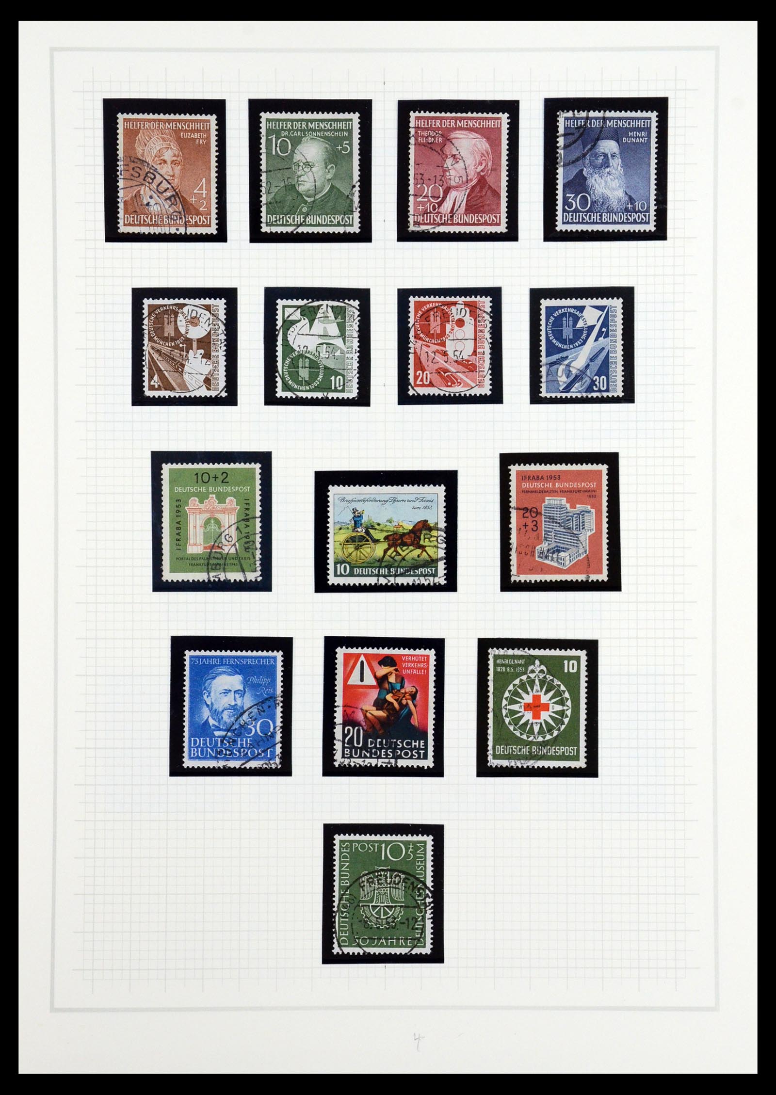 36537 004 - Postzegelverzameling 36537 Bundespost 1949-2012.