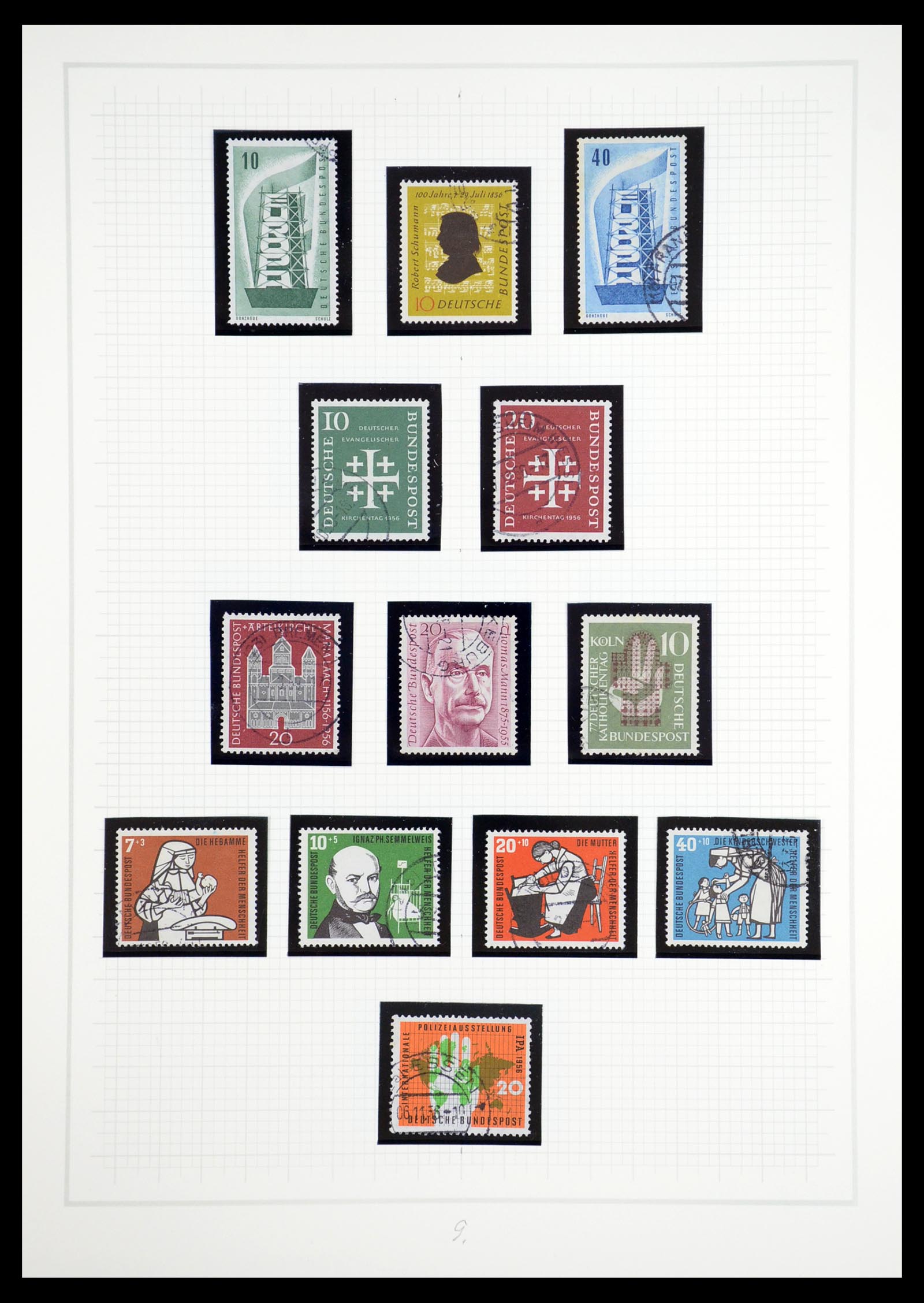 36537 009 - Postzegelverzameling 36537 Bundespost 1949-2012.