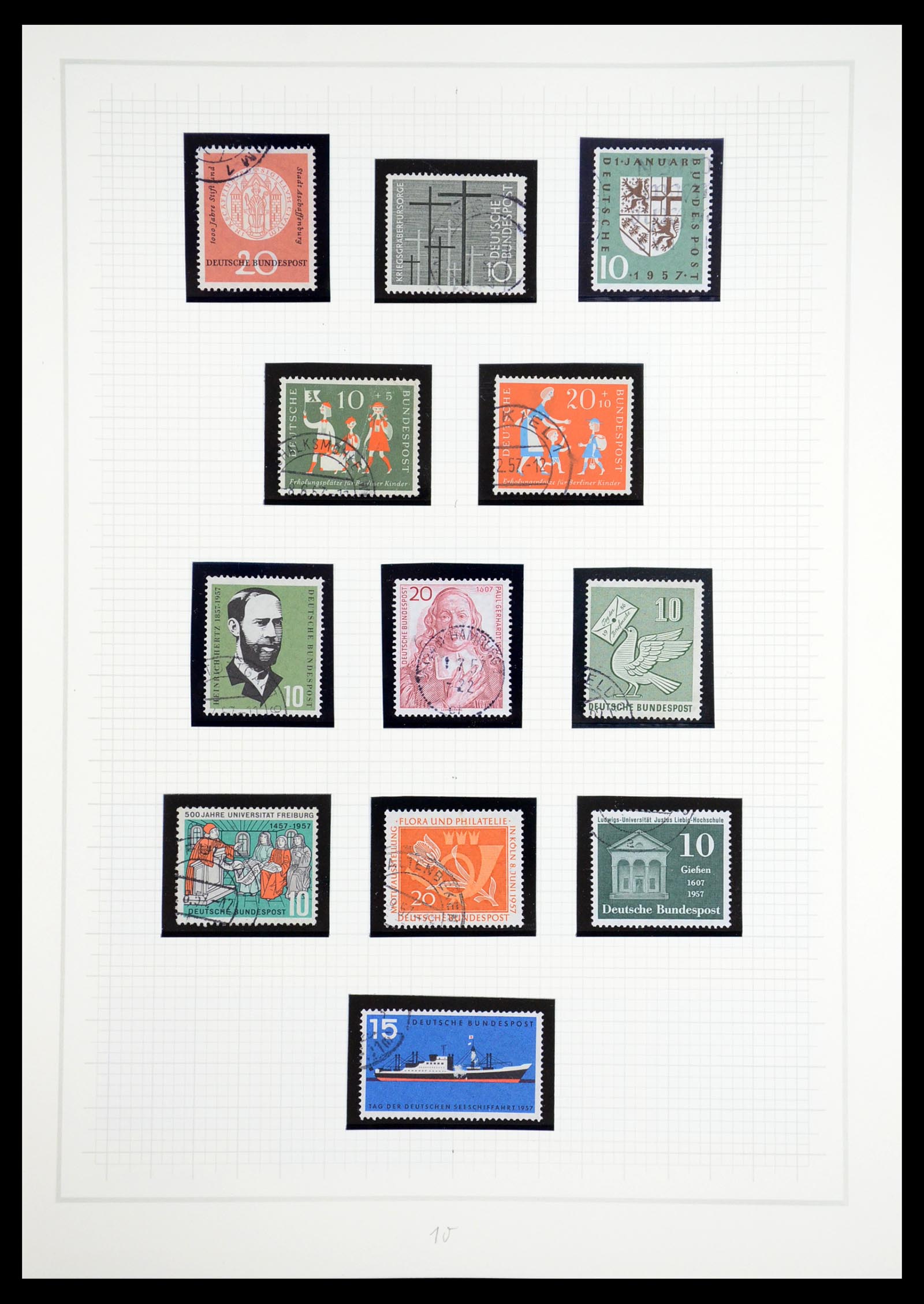 36537 010 - Stamp collection 36537 Bundespost 1949-2012.