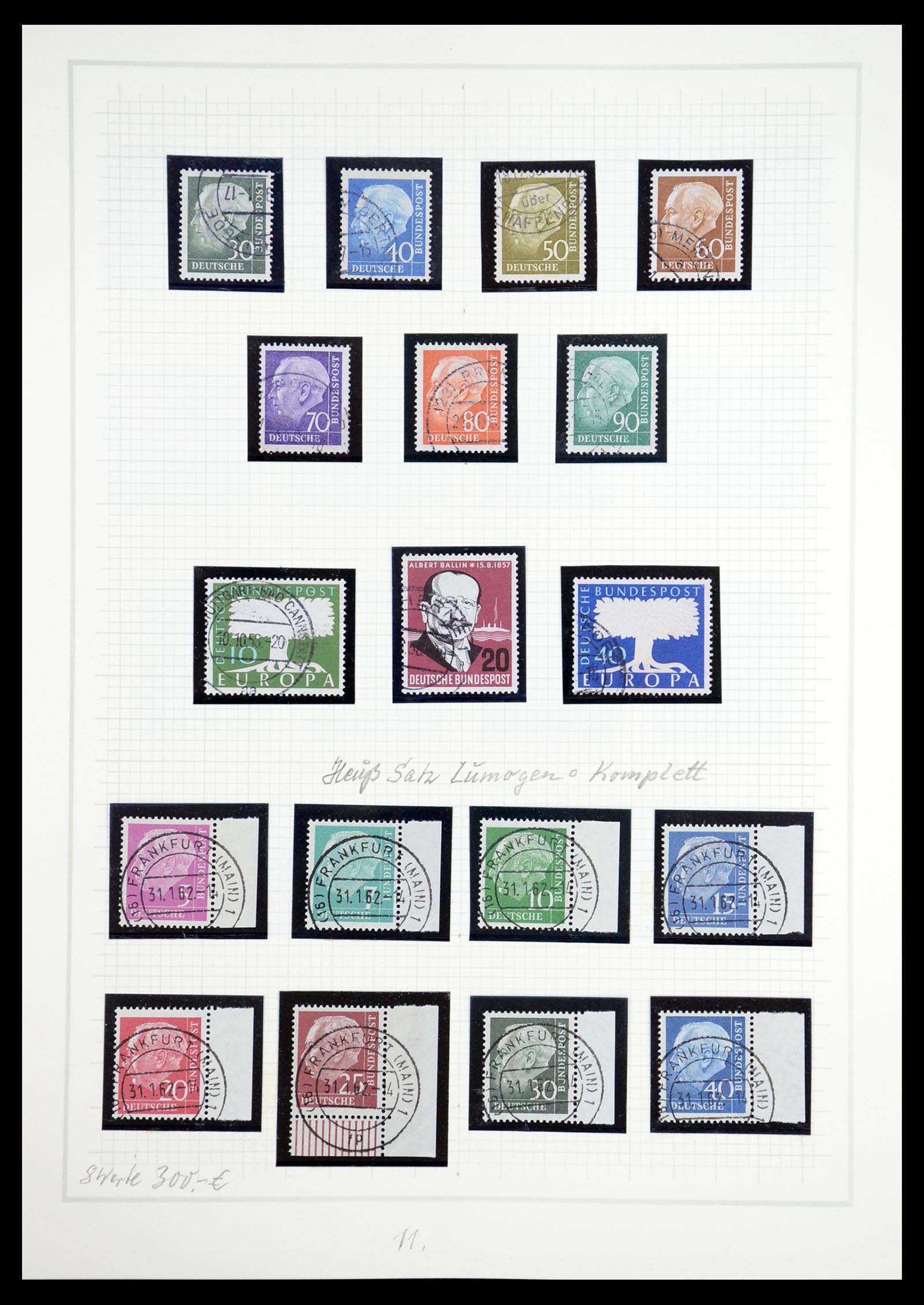 36537 011 - Stamp collection 36537 Bundespost 1949-2012.