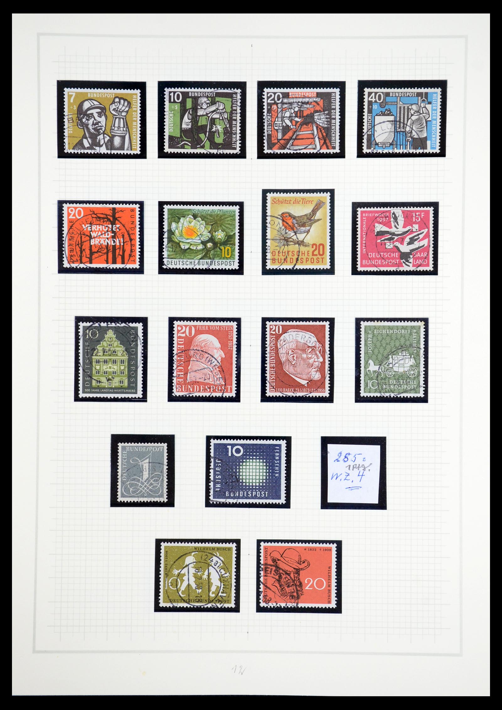 36537 012 - Postzegelverzameling 36537 Bundespost 1949-2012.