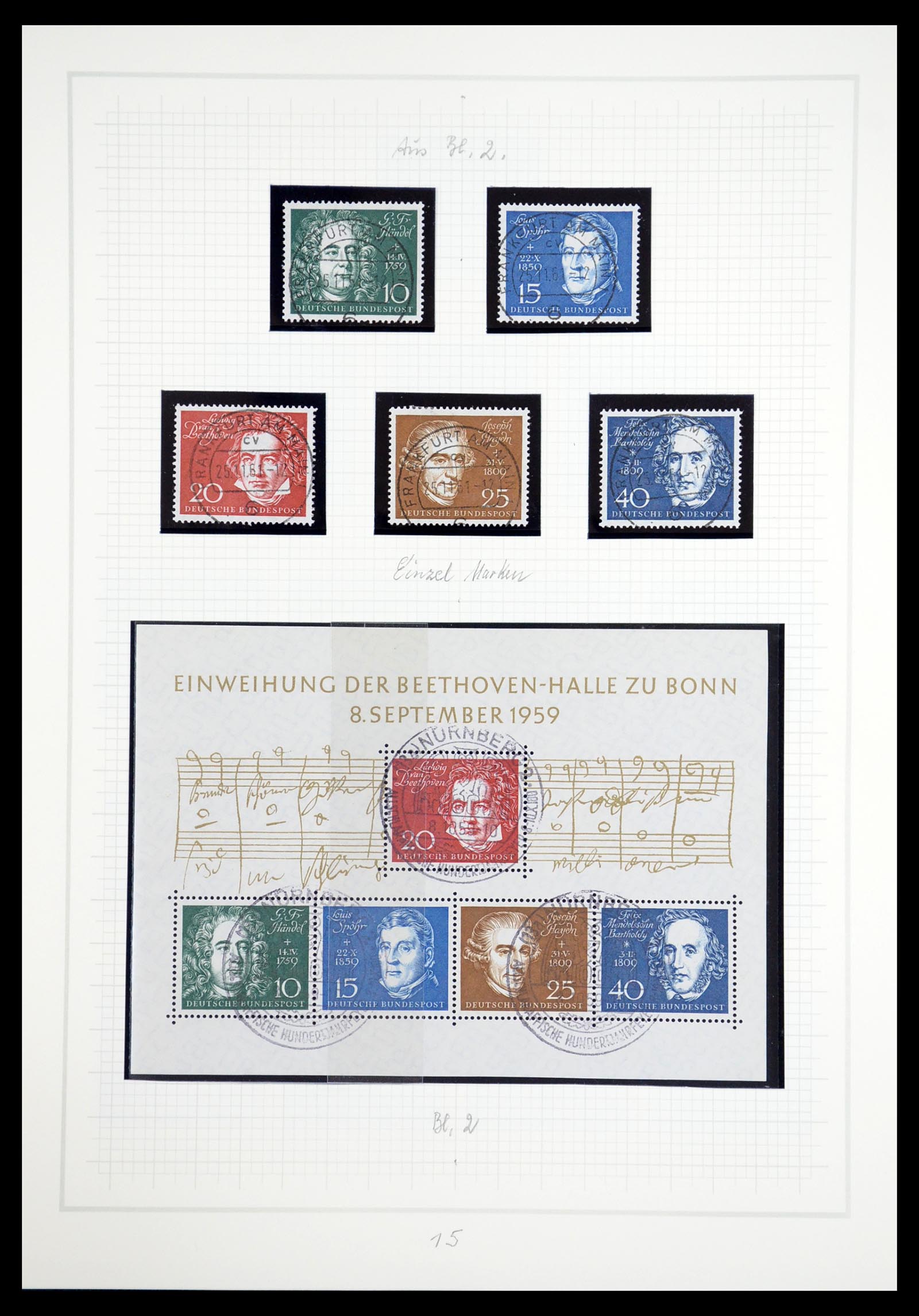 36537 015 - Postzegelverzameling 36537 Bundespost 1949-2012.