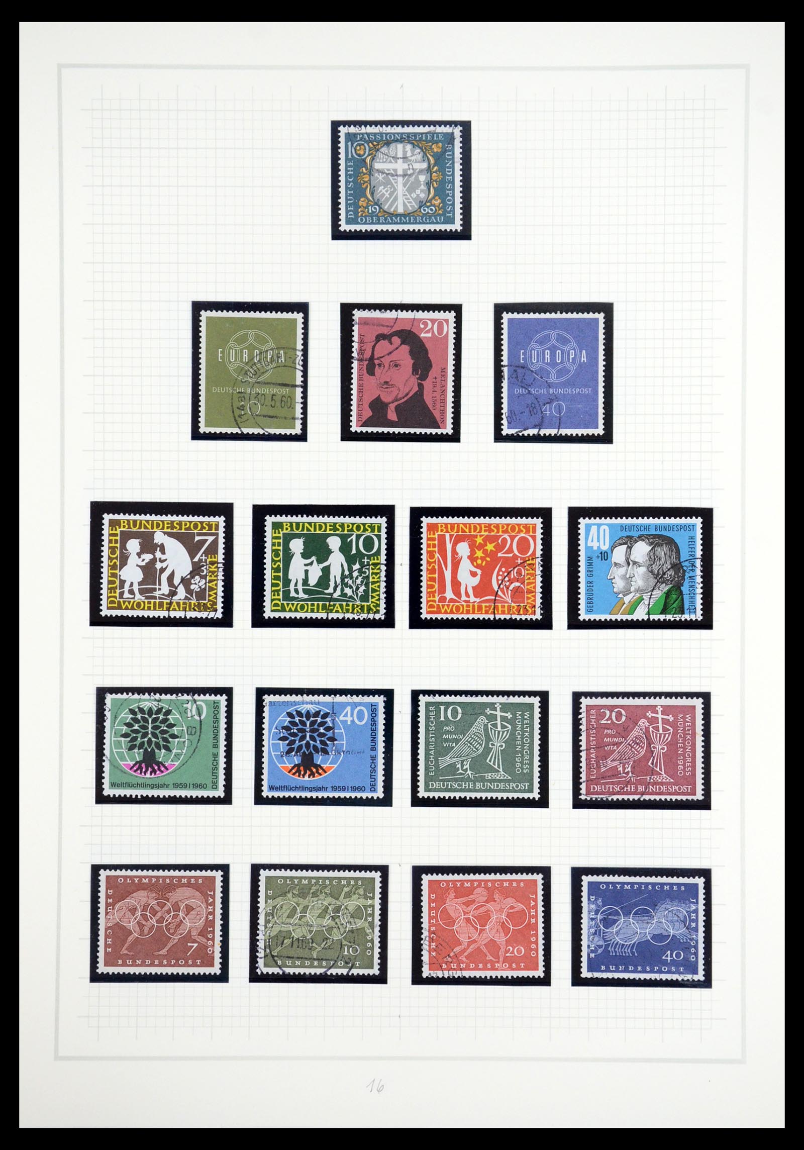 36537 016 - Stamp collection 36537 Bundespost 1949-2012.