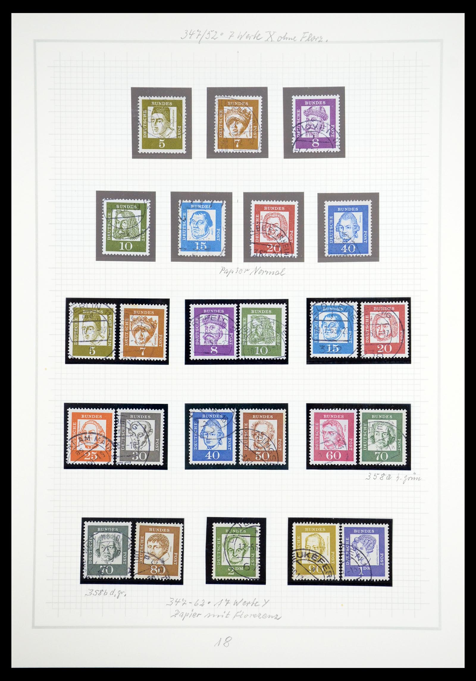 36537 018 - Stamp collection 36537 Bundespost 1949-2012.