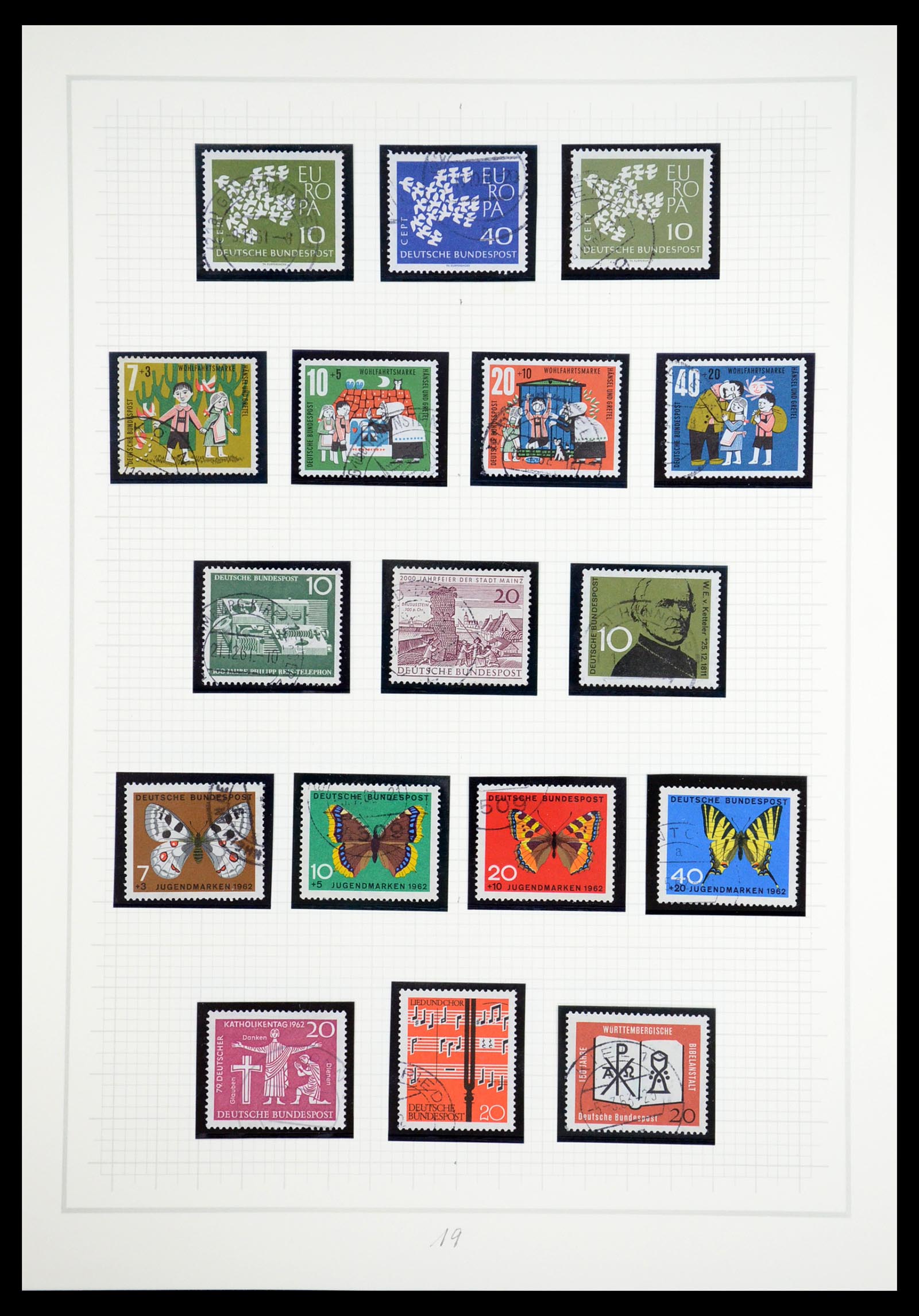 36537 019 - Postzegelverzameling 36537 Bundespost 1949-2012.