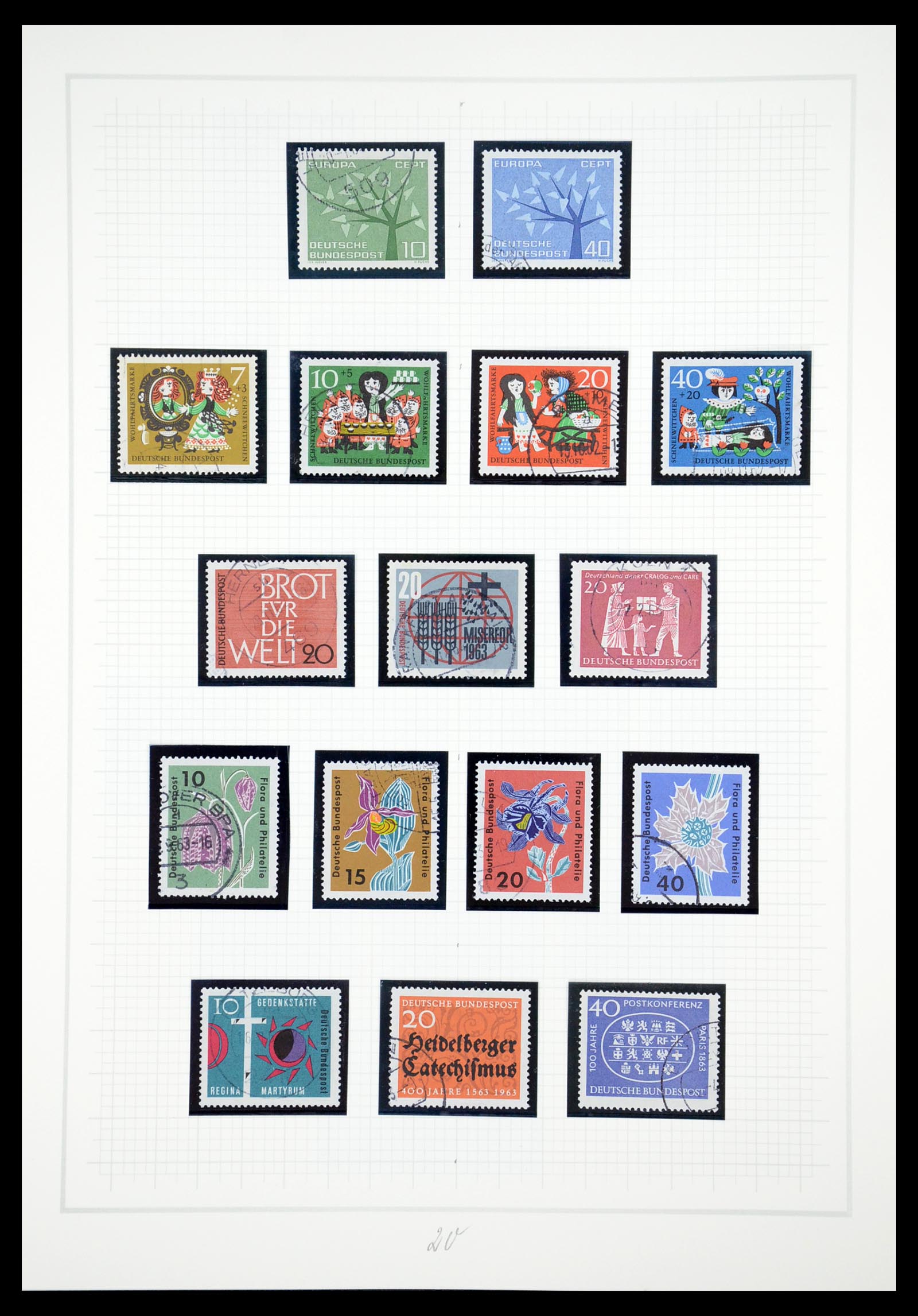 36537 020 - Postzegelverzameling 36537 Bundespost 1949-2012.