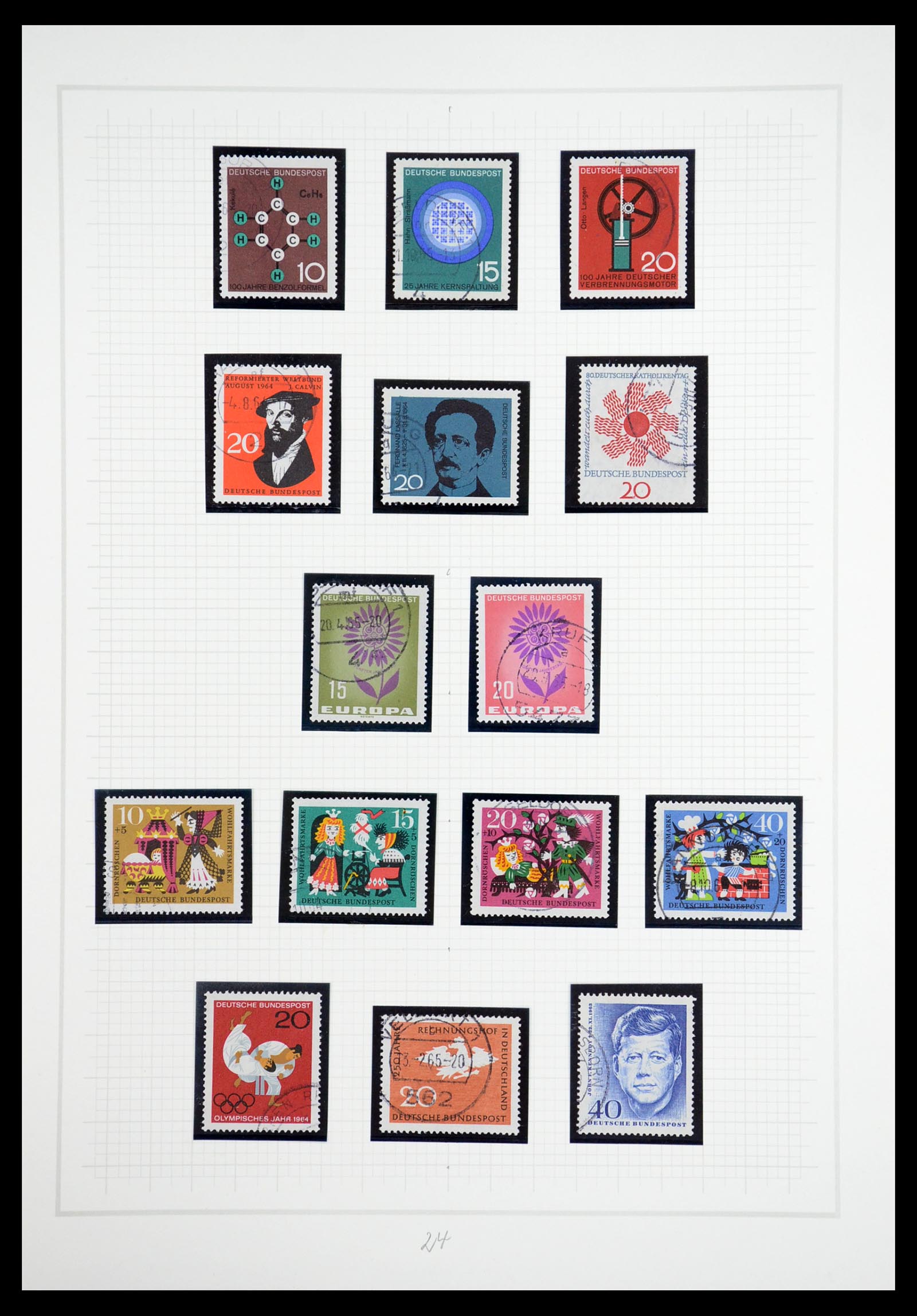 36537 024 - Postzegelverzameling 36537 Bundespost 1949-2012.