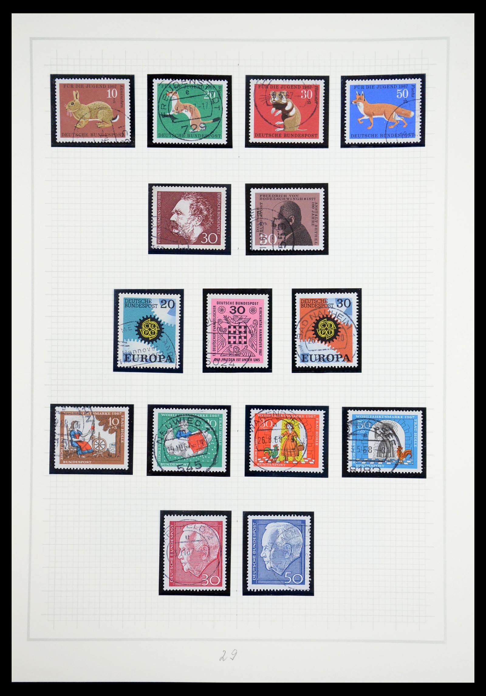 36537 029 - Postzegelverzameling 36537 Bundespost 1949-2012.